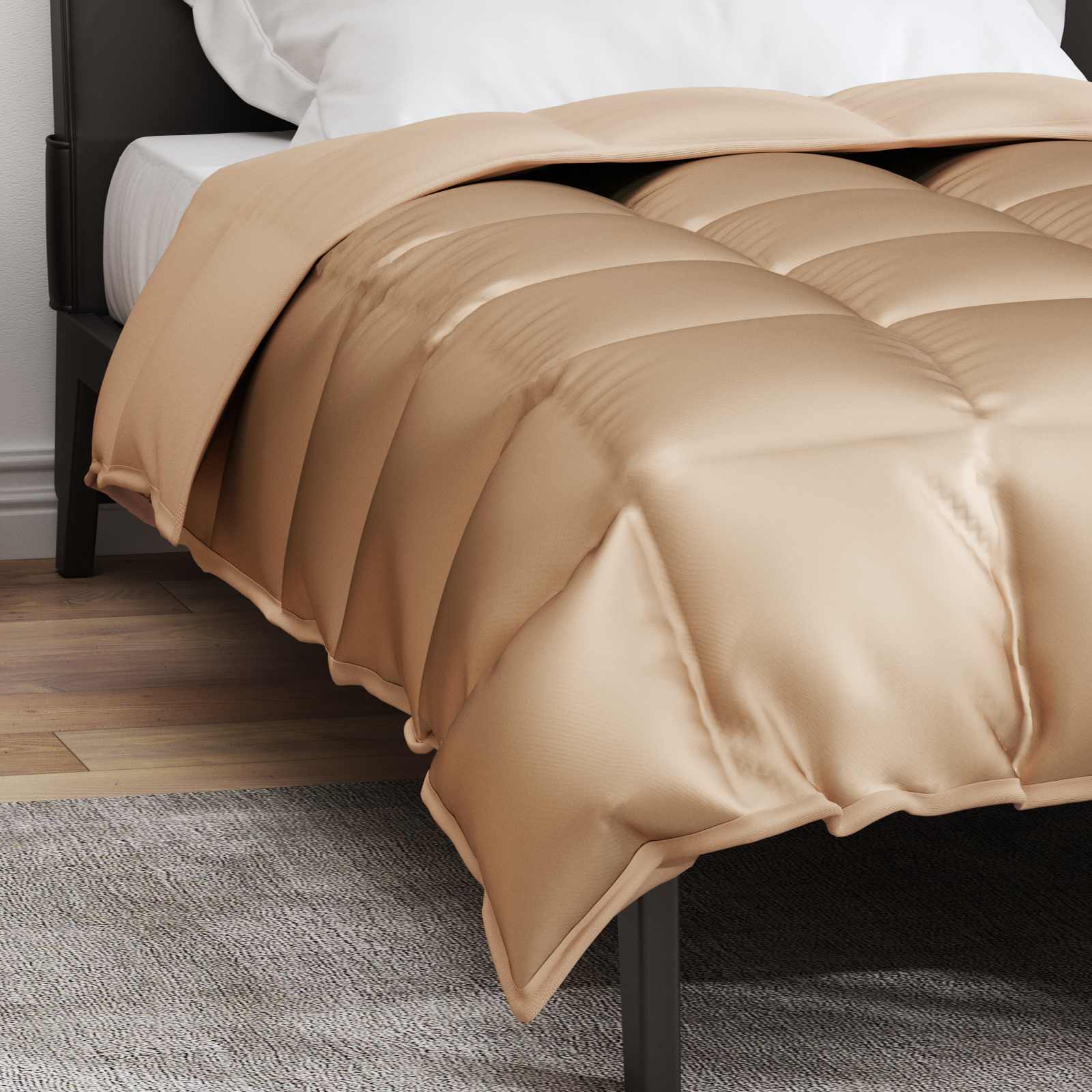 Žiemos antklodė Auksinė 200 x 135 cm Satin ir mikropluoštas