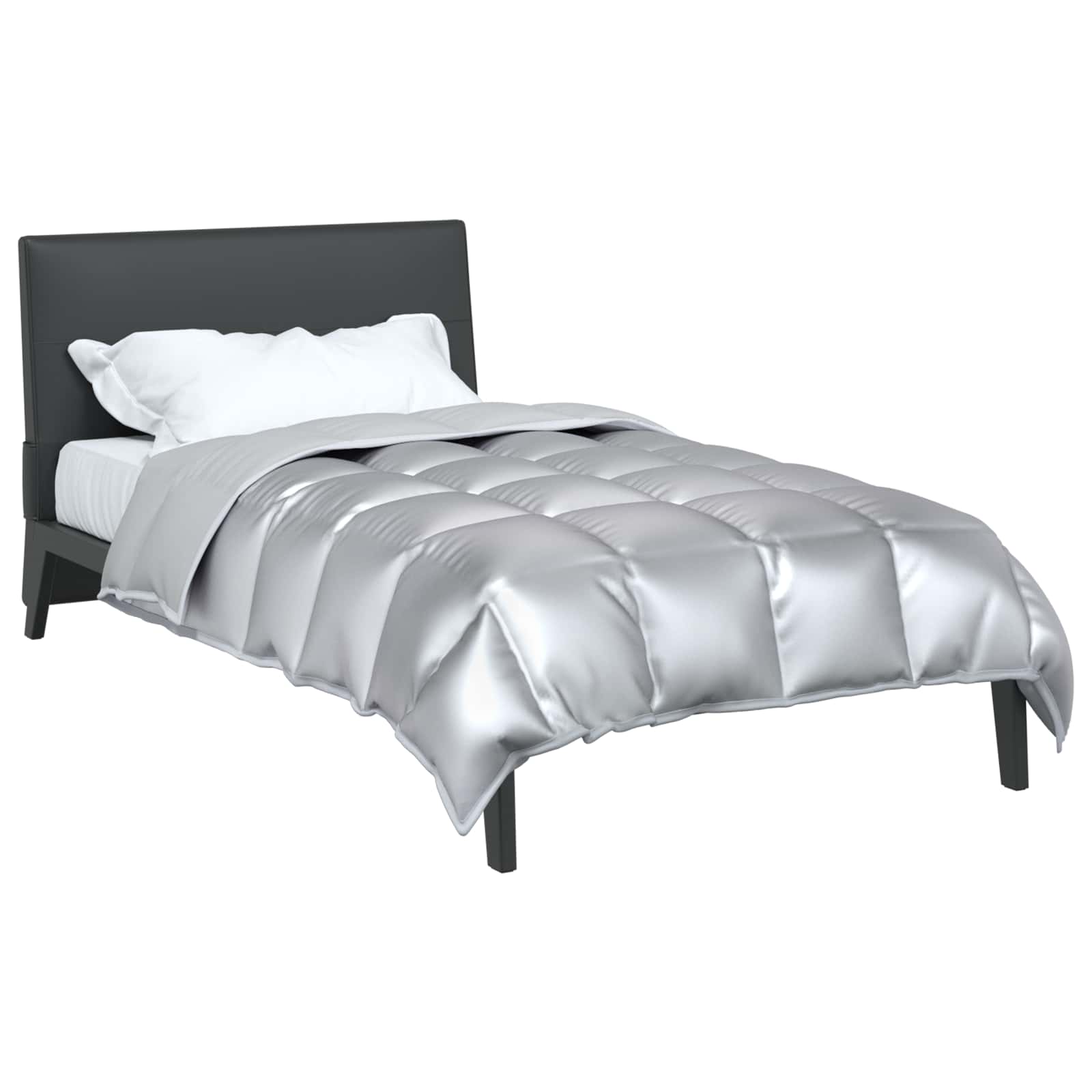 Žiemos antklodė Sidabro 200 x 135 cm Satin ir mikropluoštas