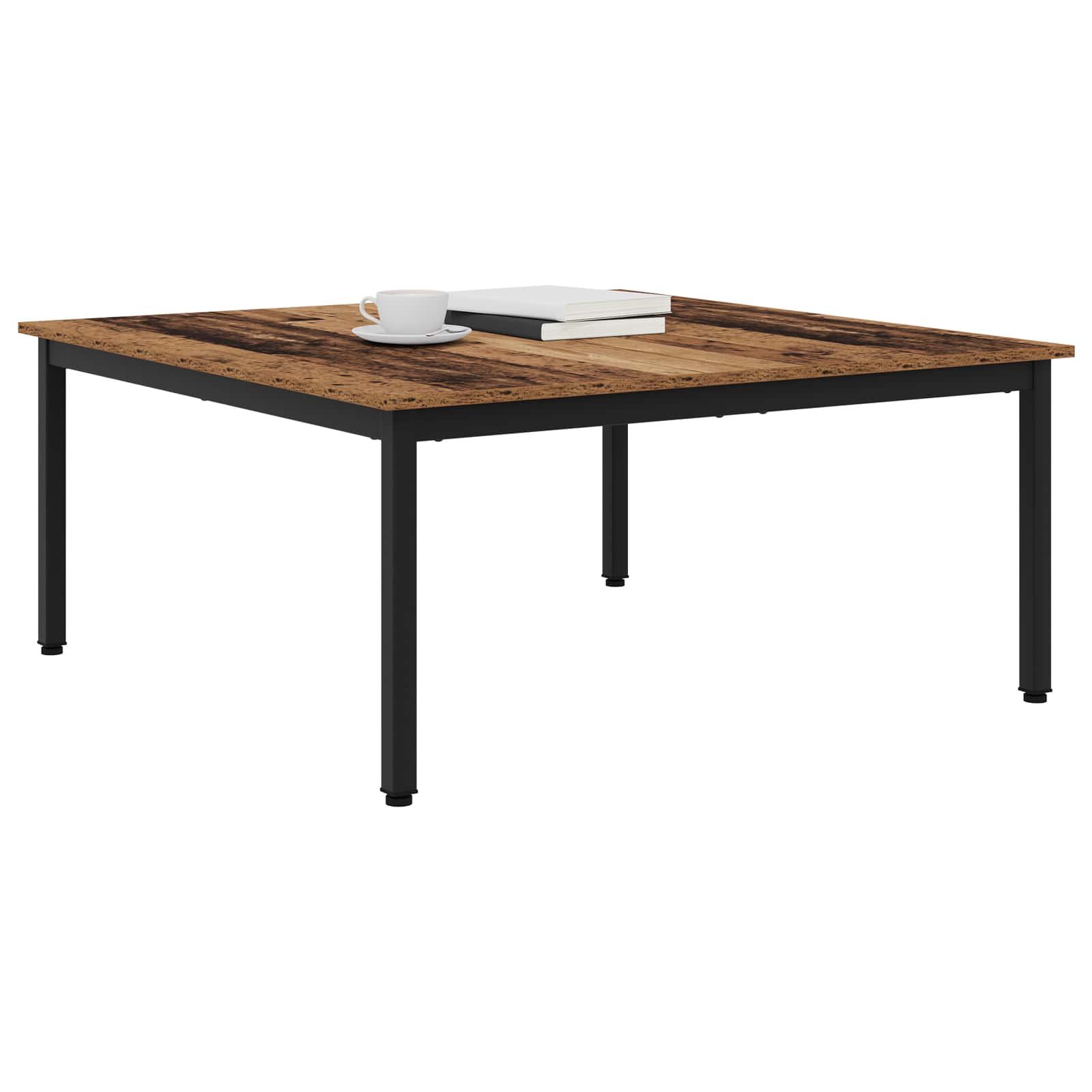 Kafijas galdiņš Vecs koks 100 x 100 x 45 cm Apstrādāta koksne