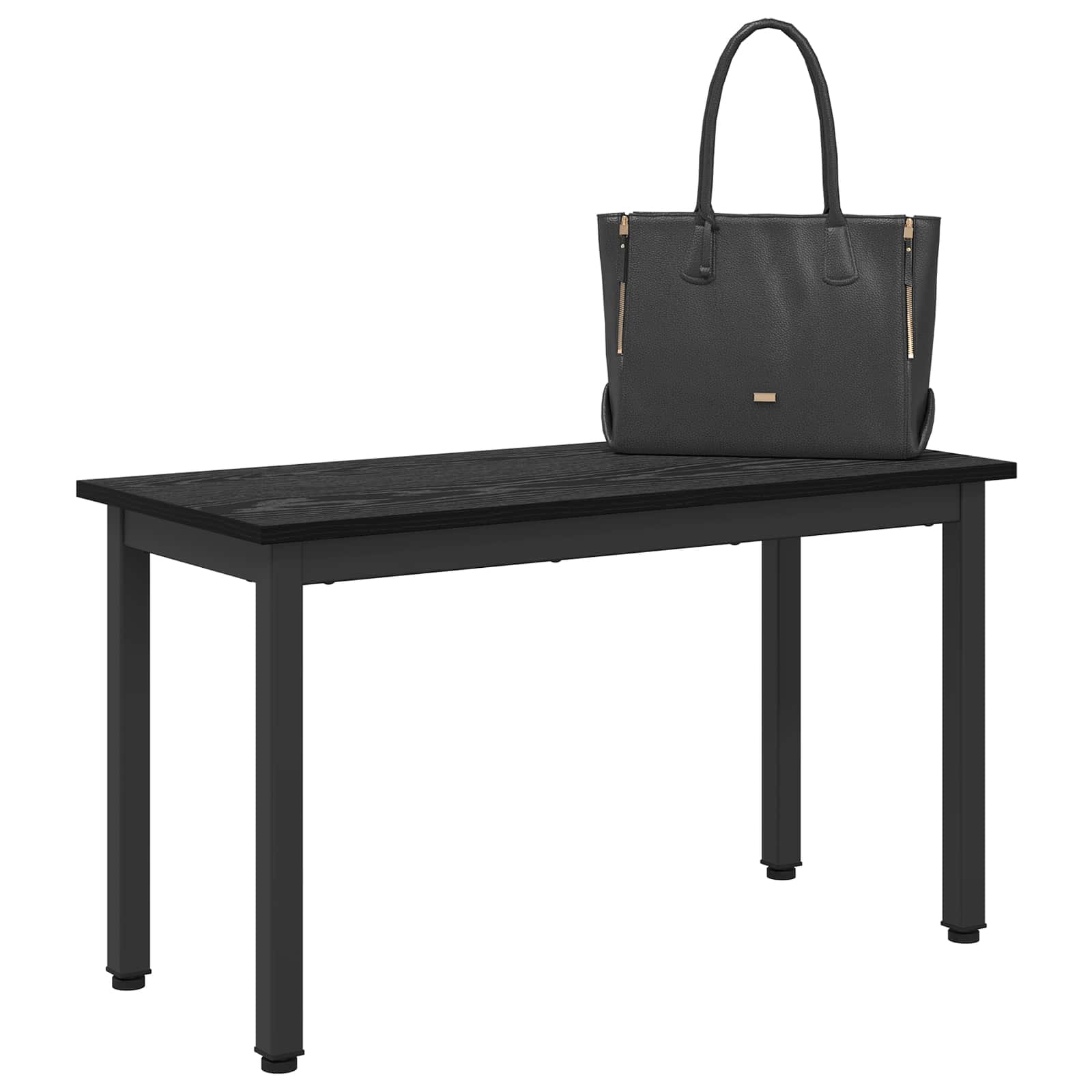 Sols Melns ozols 80 x 35 x 45 cm Apstrādāta masīvkoksne