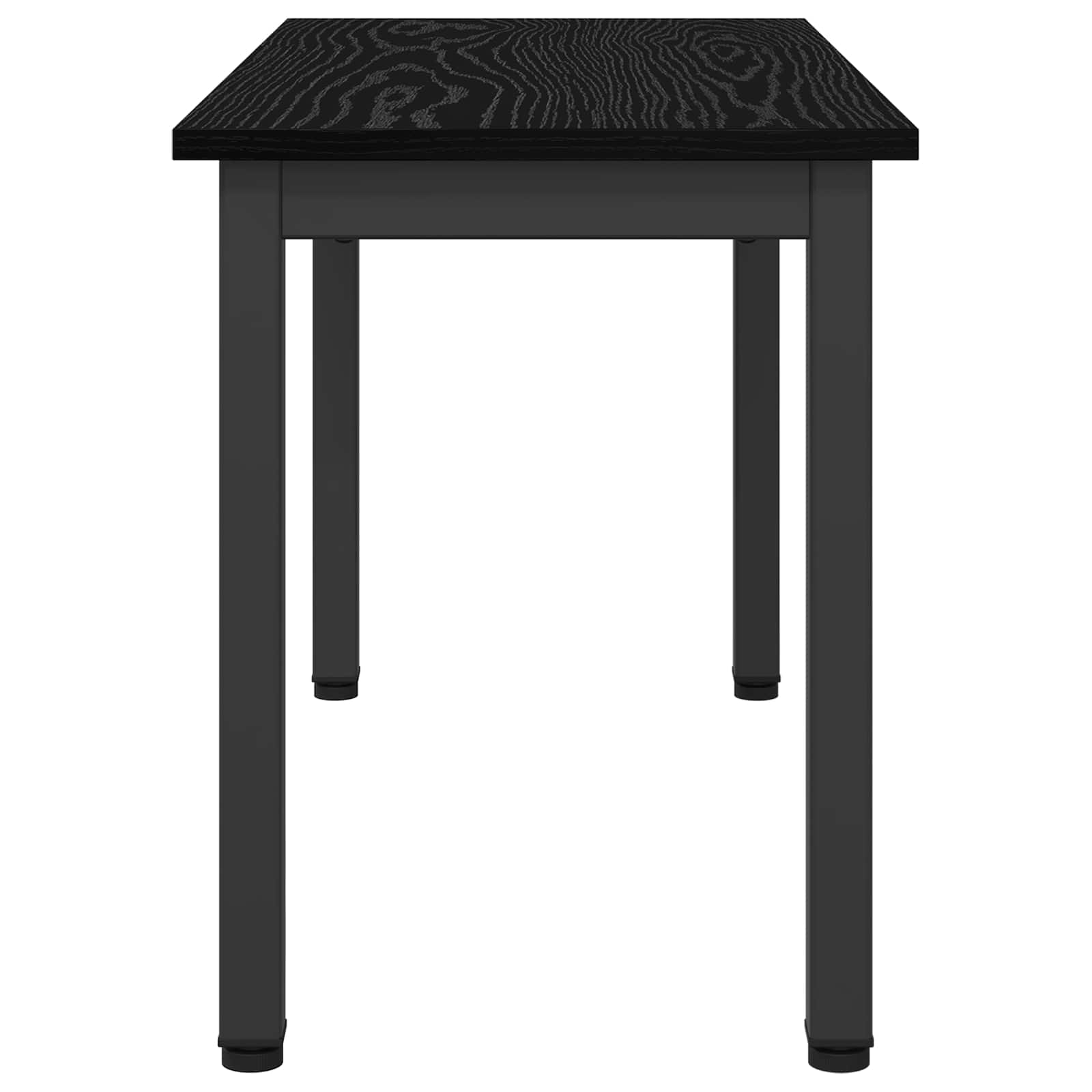 Sols Melns ozols 80 x 35 x 45 cm Apstrādāta masīvkoksne