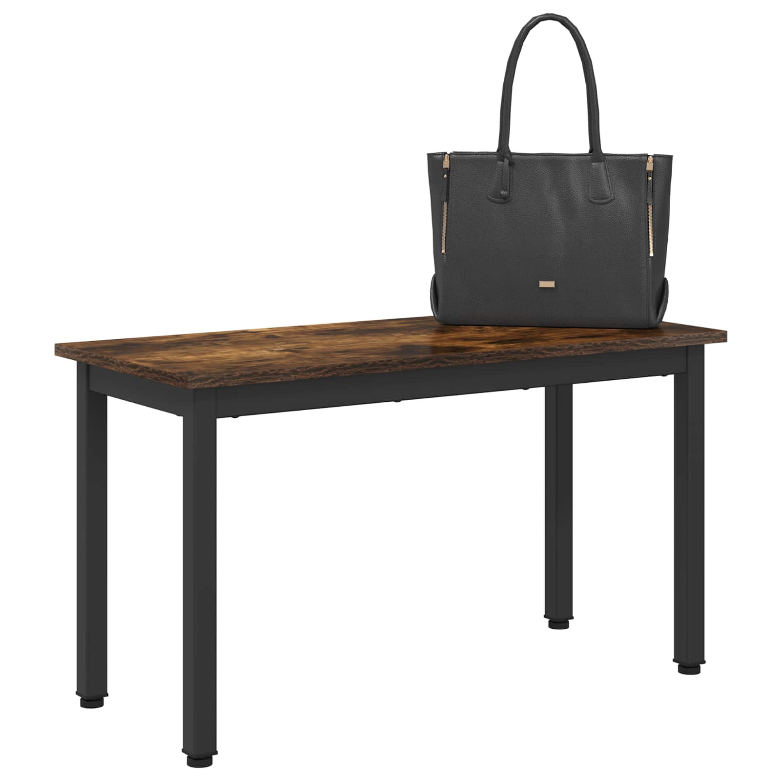 Bench Smoked oak 80 x 35 x 45 cm Treated wood