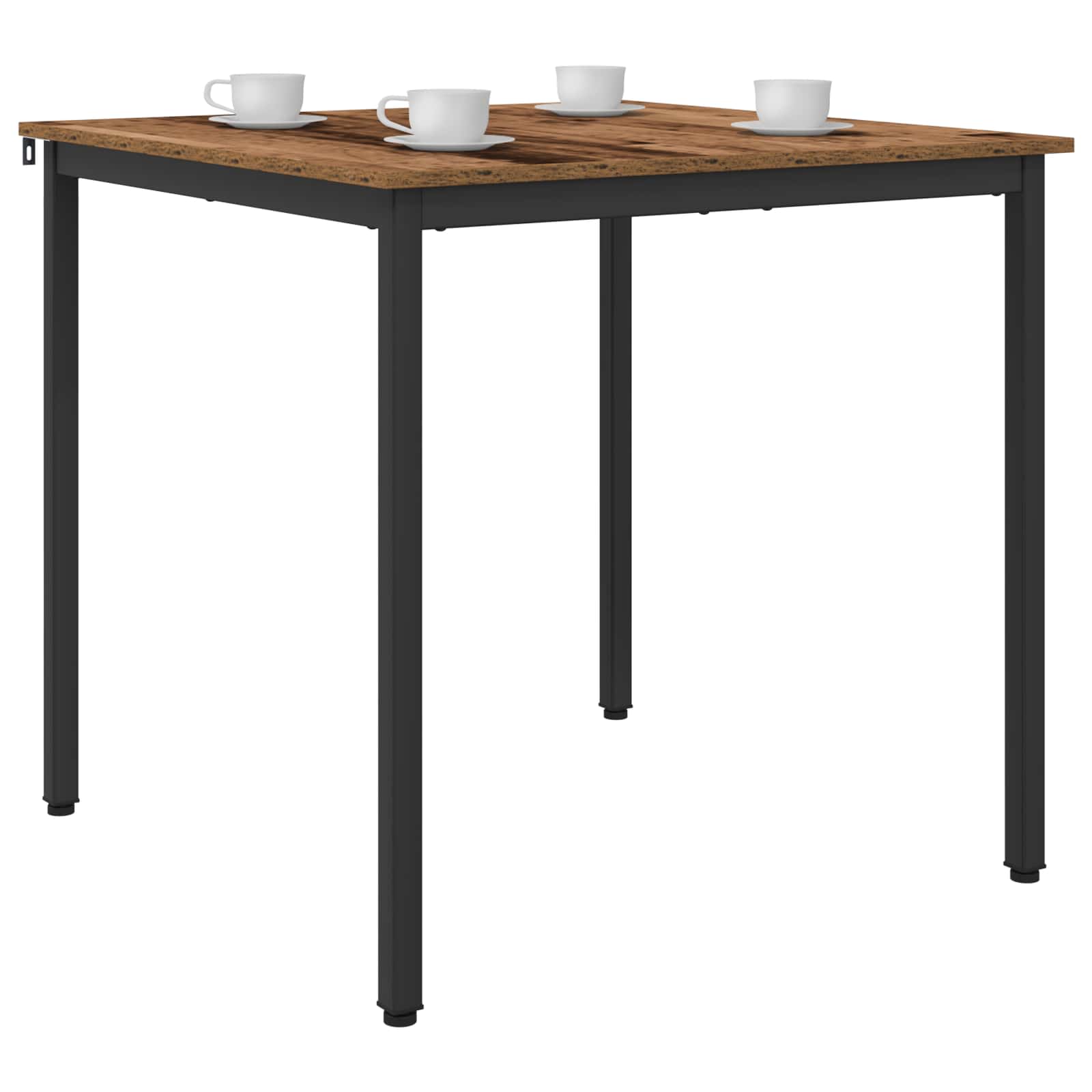 Valgomieji stalai 80 x 80 x 75 cm METALAS Kvadrato