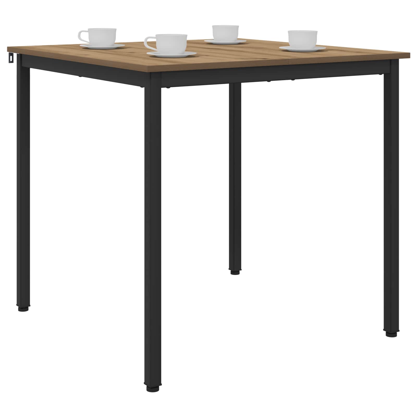 Valgomieji stalai 80 x 80 x 75 cm Apdirbta mediena Kvadrato