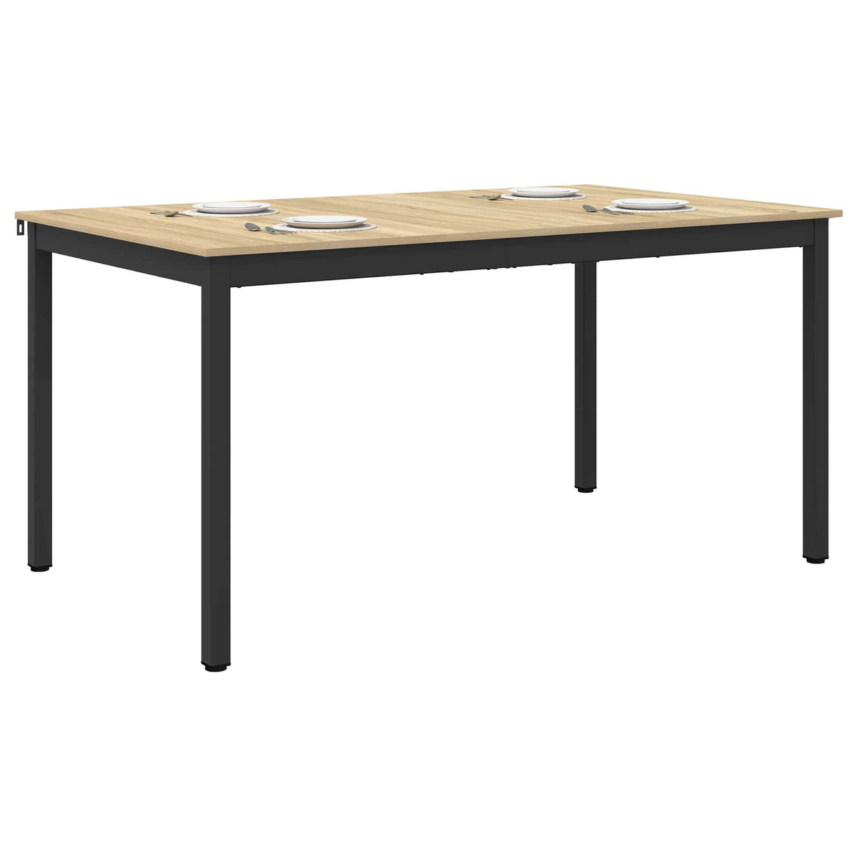 Valgomieji stalai 150 x 90 x 75 cm Apdirbta mediena