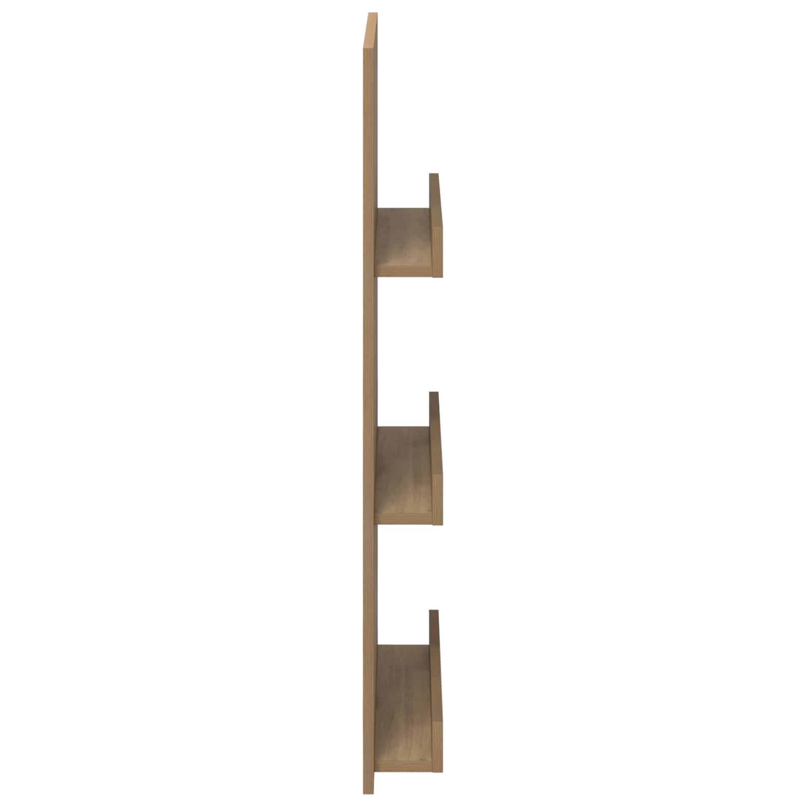 Žurnalų stovas su lentyna Amatininkų ąžuolas 51 x 11 x 102 cm
