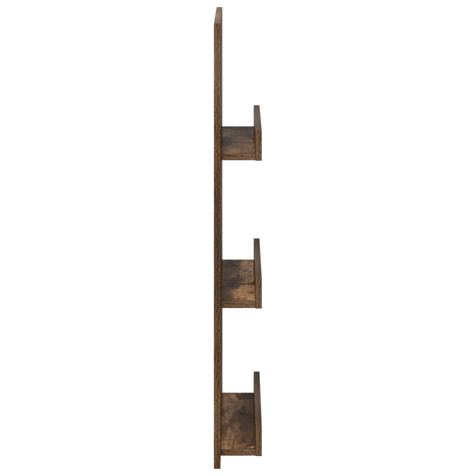 Žurnālu statīvs Dūmots ozols 51 x 11 x 102 cm Apstrādāta koksne
