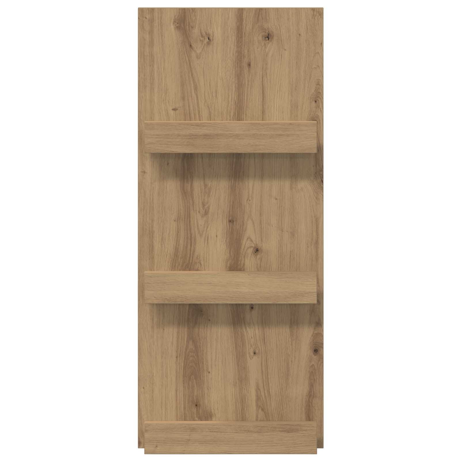 Magazine rack with shelf Craftsman Oak 51 x 11 x 102 cm