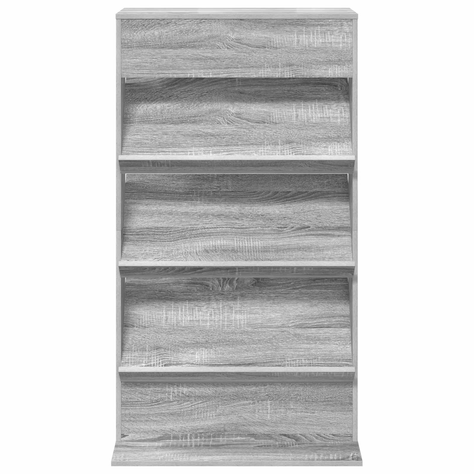 Magazine Rack Grey Sonoma 70 x 41 x 126 cm Engineered Wood
