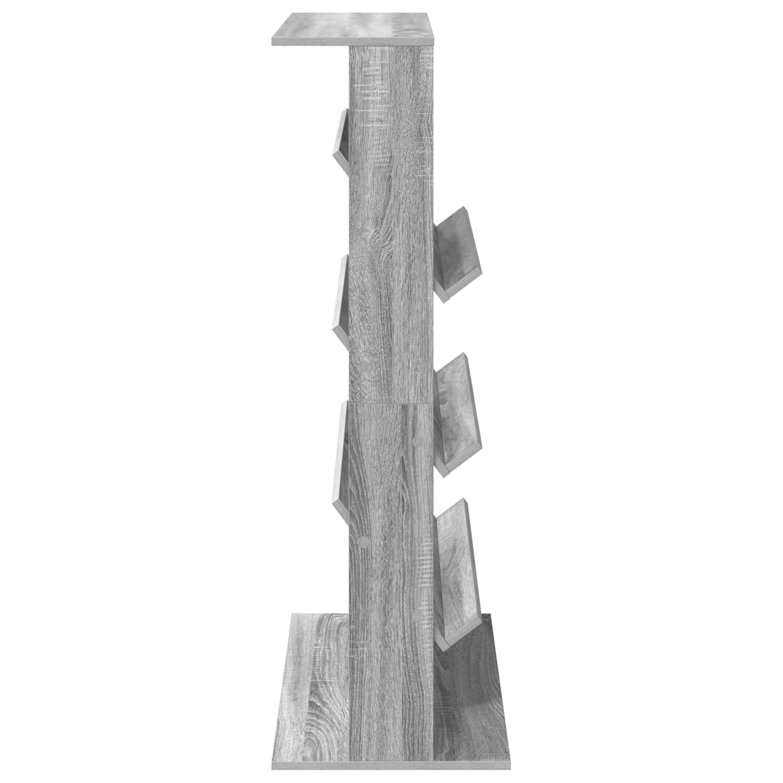 Magazine Rack Grey Sonoma 70 x 41 x 126 cm Engineered Wood