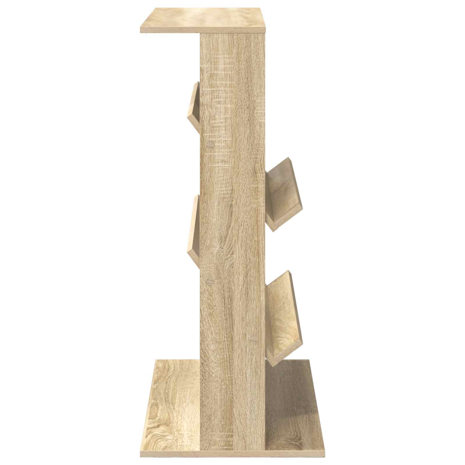 Magazine rack with shelf and storage Engineered wood