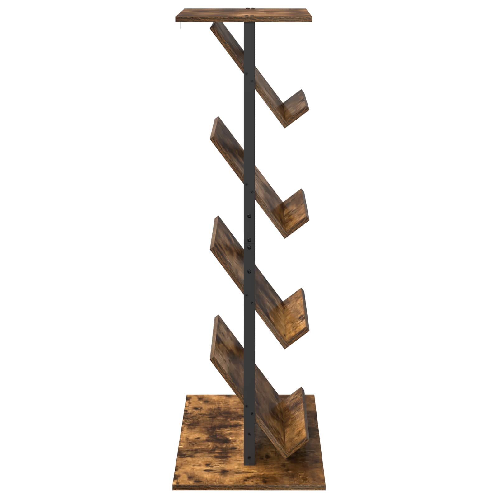 Magazine rack with shelf Smoked oak 68 x 40 x 123.5 cm