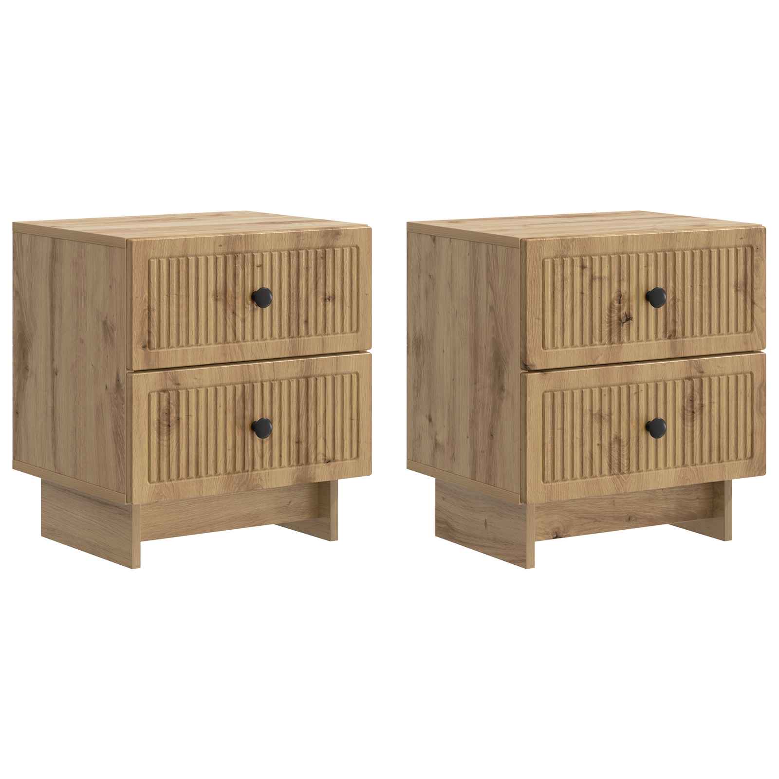 Šalia lovos spintelė 2 pcs Artisano ąžuolo 43 x 34,5 x 47,5 cm