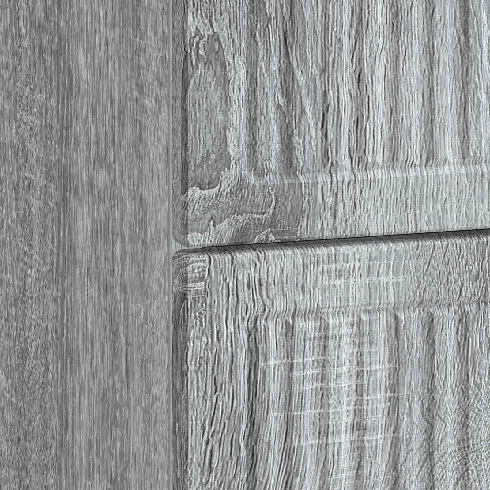 Šalia lovos spintelė Pilka sonoma ąžuolo 62 x 34,5 x 47,5 cm