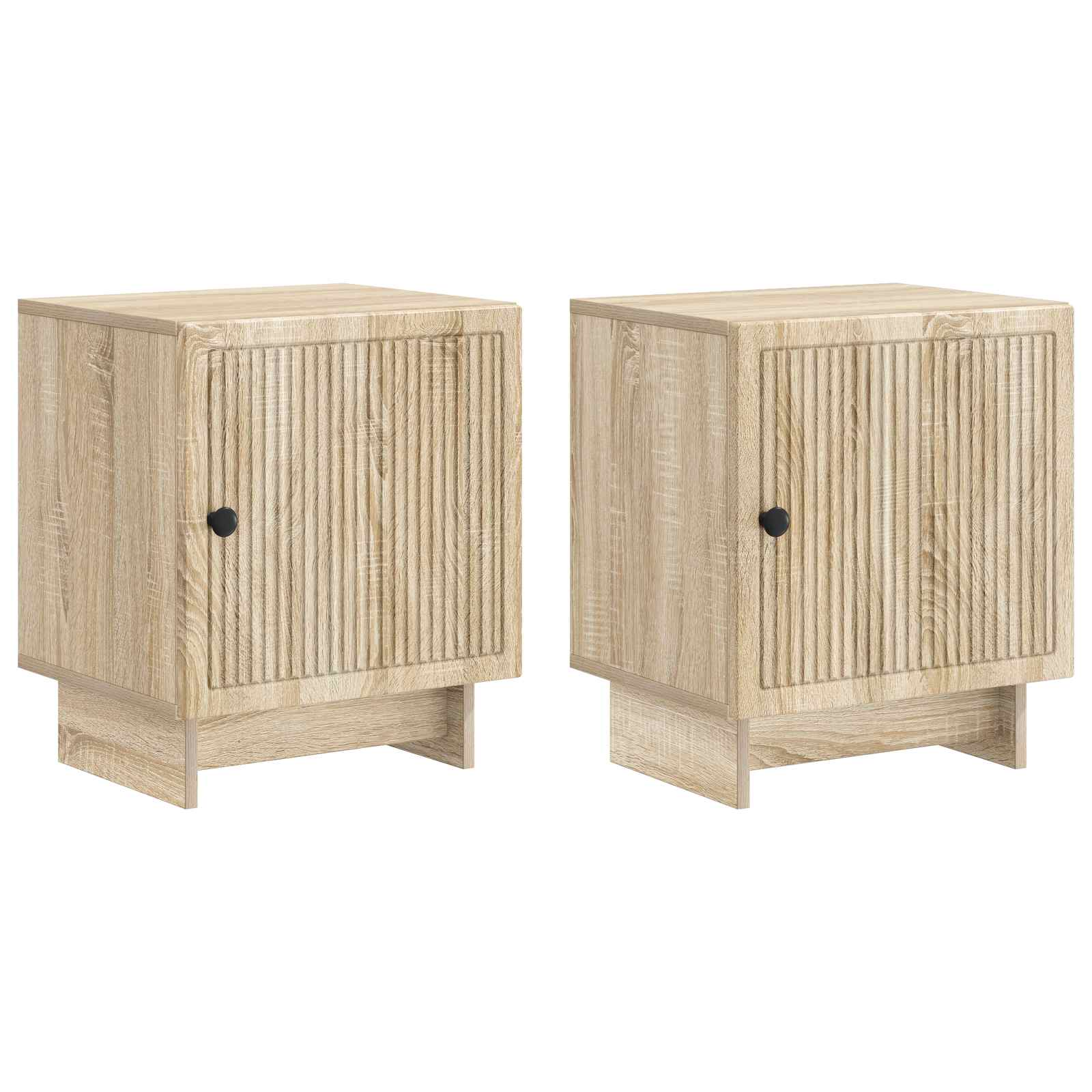 Šalia lovos spintelė 2 pcs Sonoma ąžuolas 43 x 34,5 x 50 cm