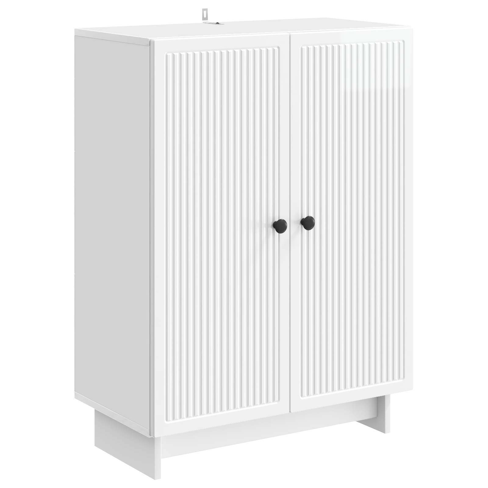 Kabalas Itin blizgi balta 66 x 34,5 x 90 cm Apdirbta mediena