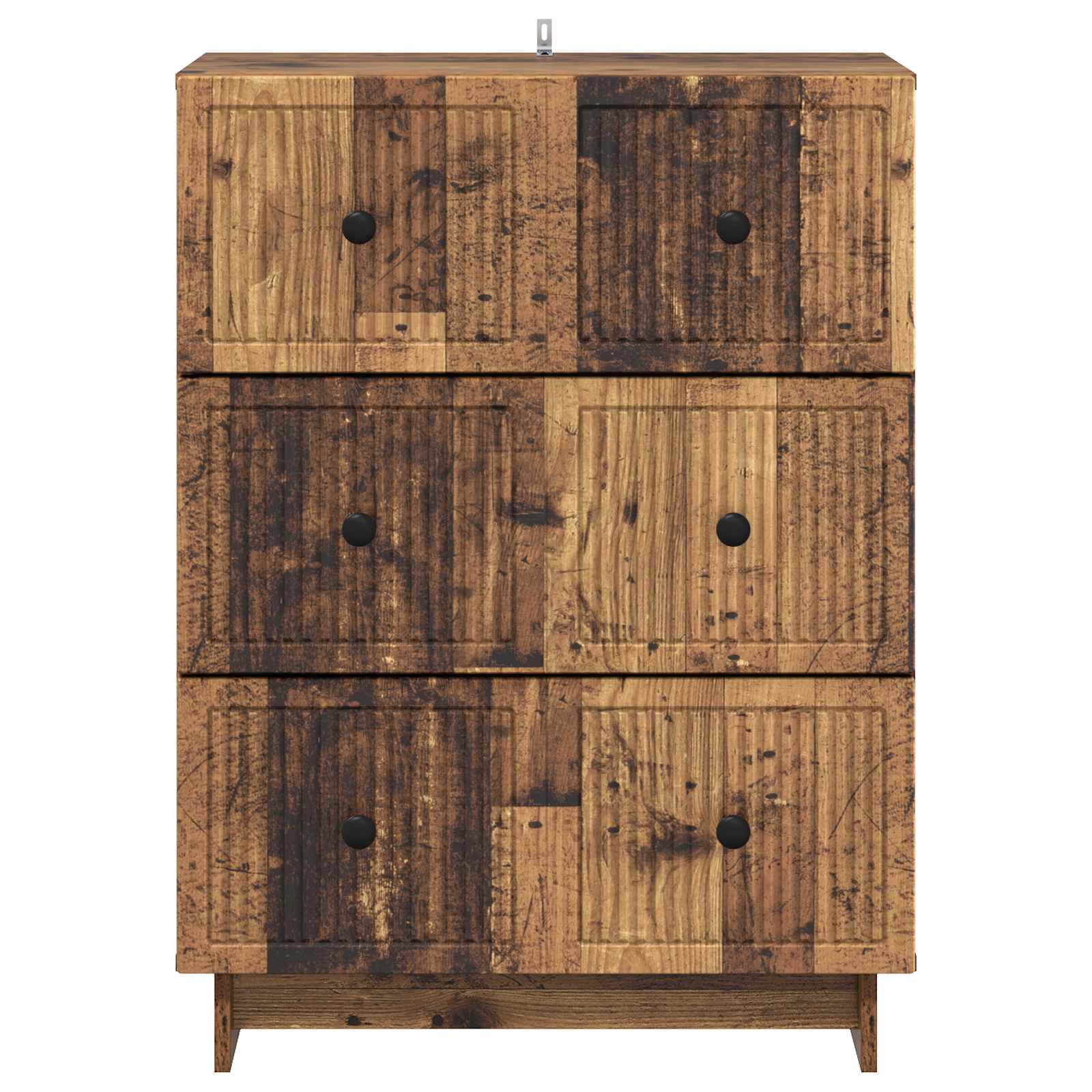 Atvilktņu skapītis Novecota koka 66 x 34,5 x 90 cm
