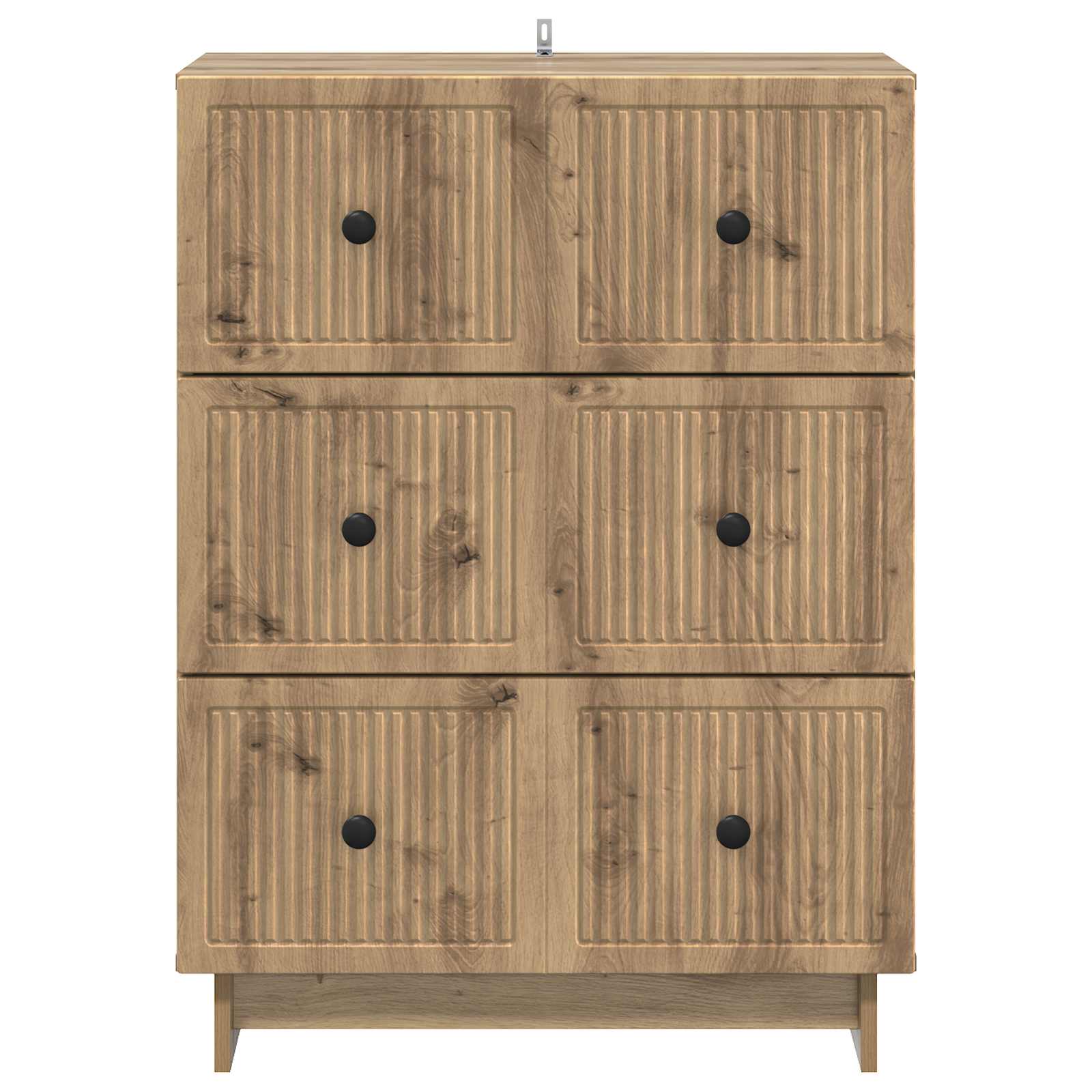 Atvilktņu kumode Artisano ozola 66 x 34,5 x 90 cm