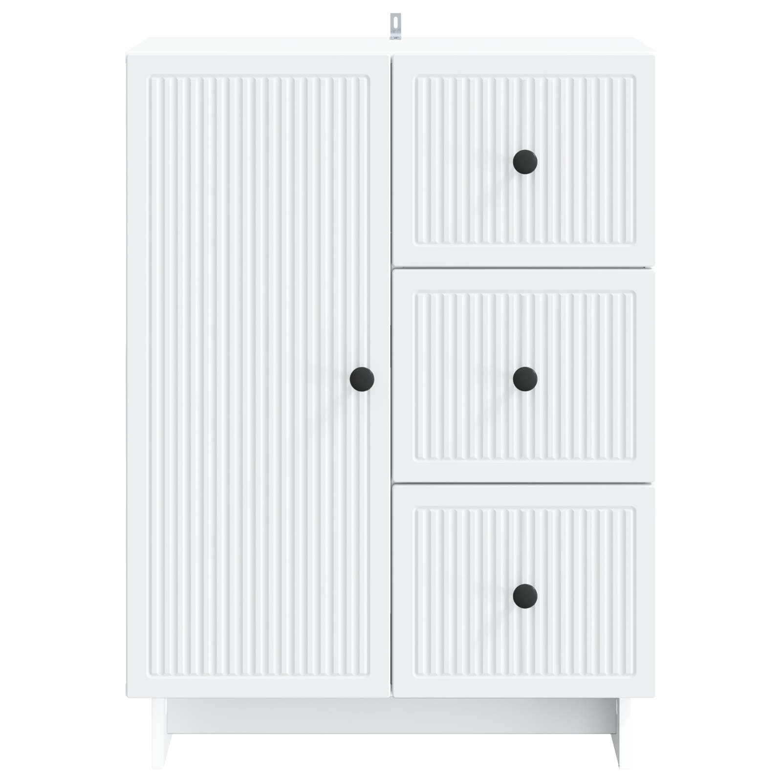 Kabalas su stalčių Balta 66 x 34,5 x 90 cm Apdirbta mediena