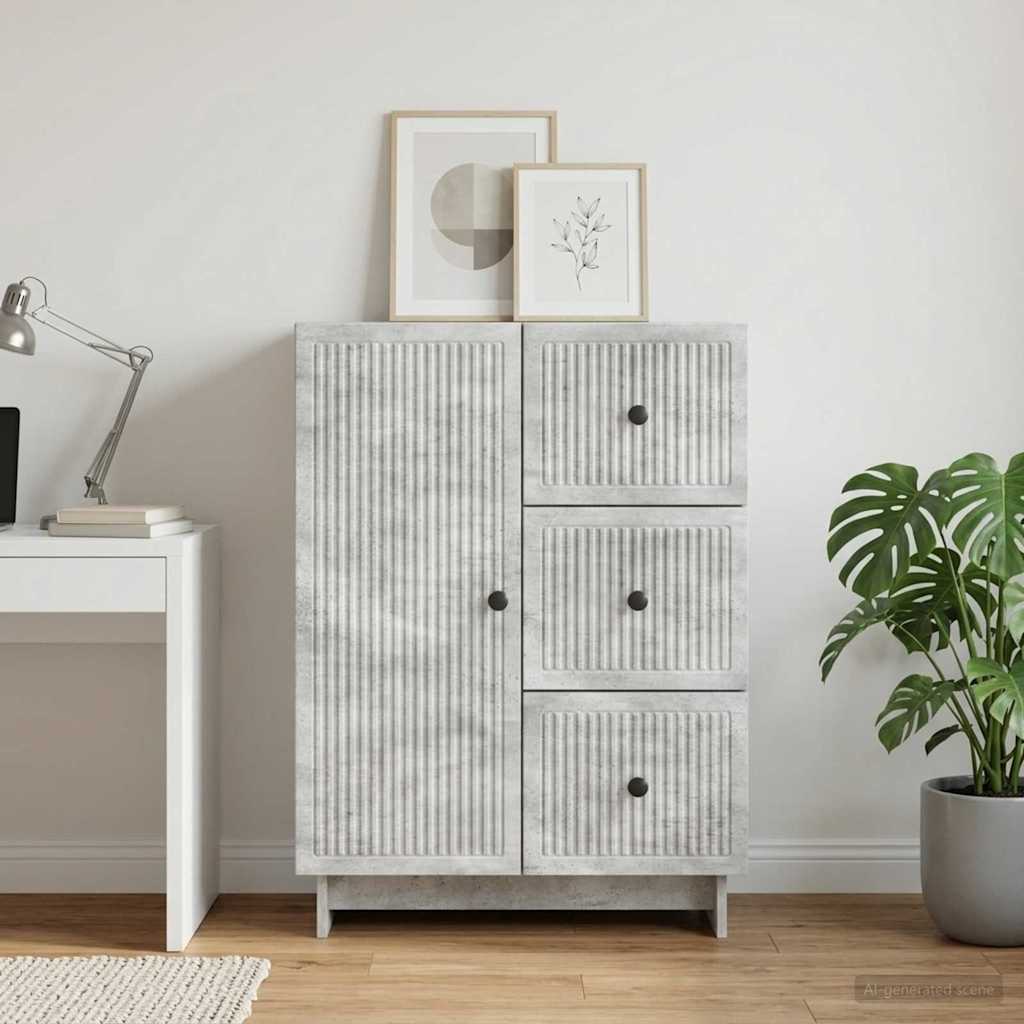 Kabalas Betono pilka 66 x 34,5 x 90 cm Apdirbta mediena