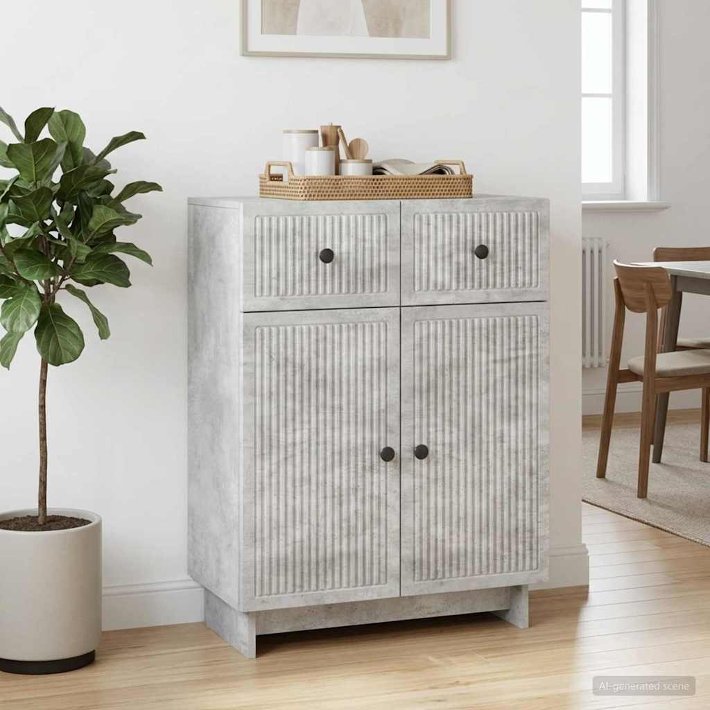 Kabalas Betono pilka 66 x 34,5 x 90 cm Apdirbta mediena