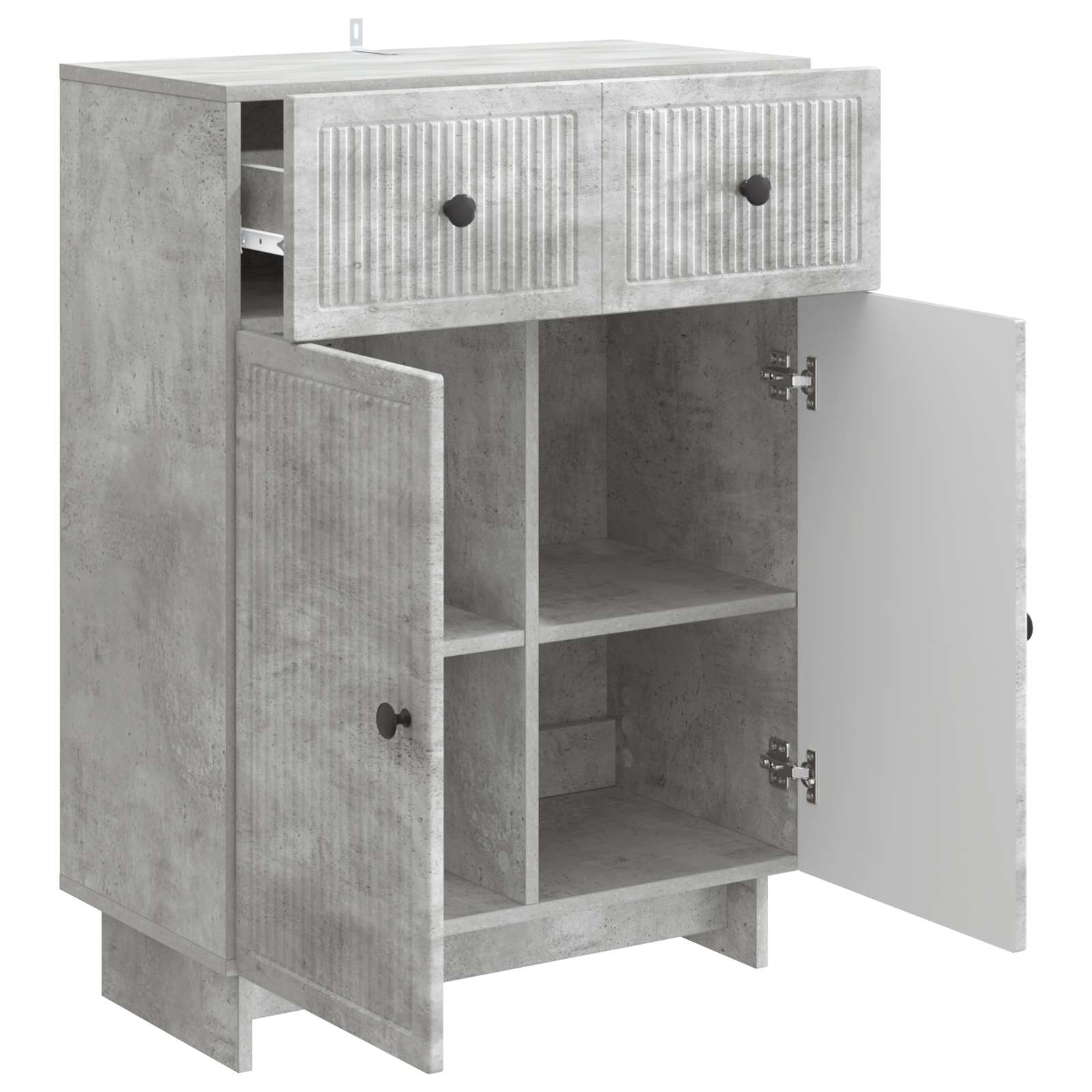 Kabalas Betono pilka 66 x 34,5 x 90 cm Apdirbta mediena