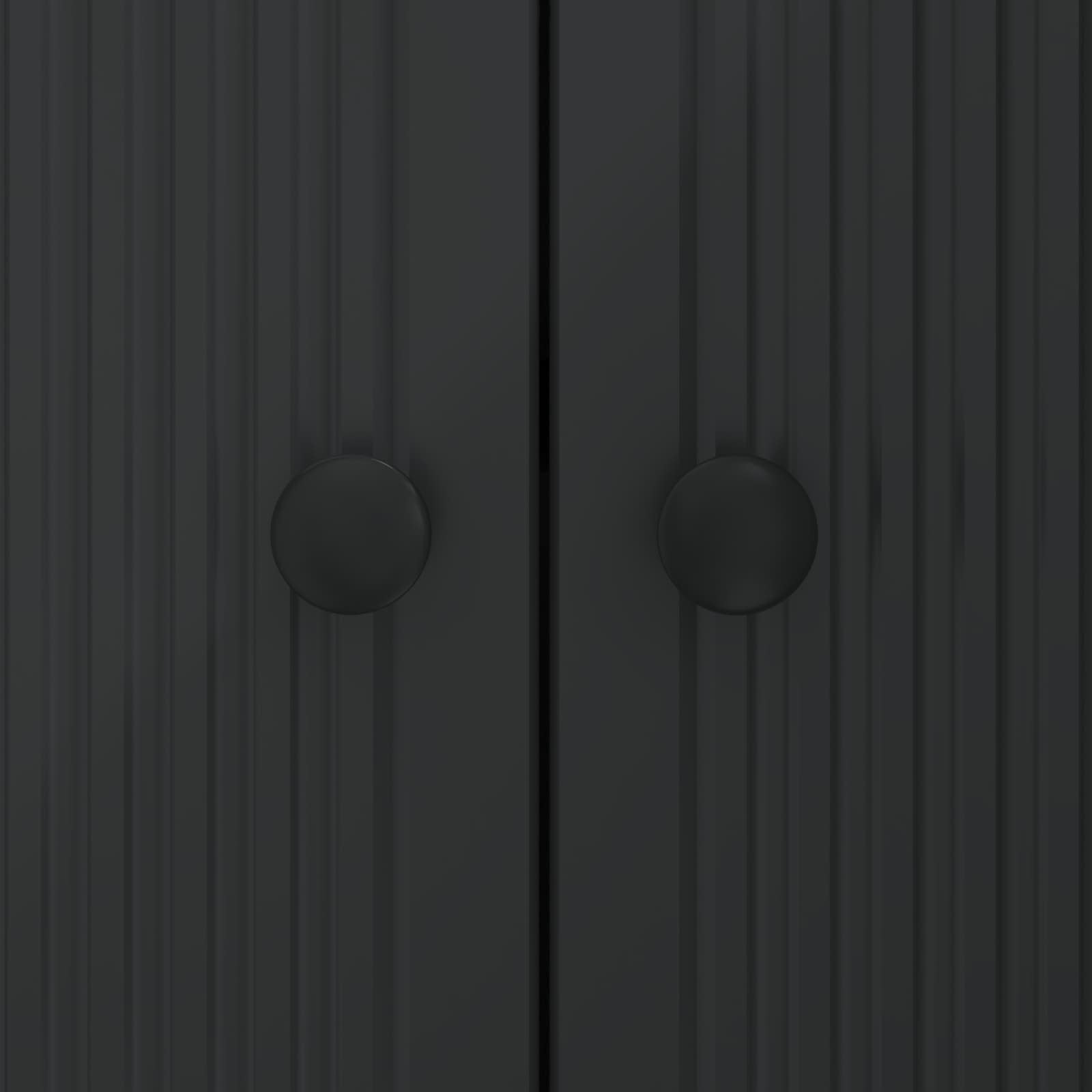 Kumode Melna 89 x 34,5 x 80 cm Apstrādāta koksne