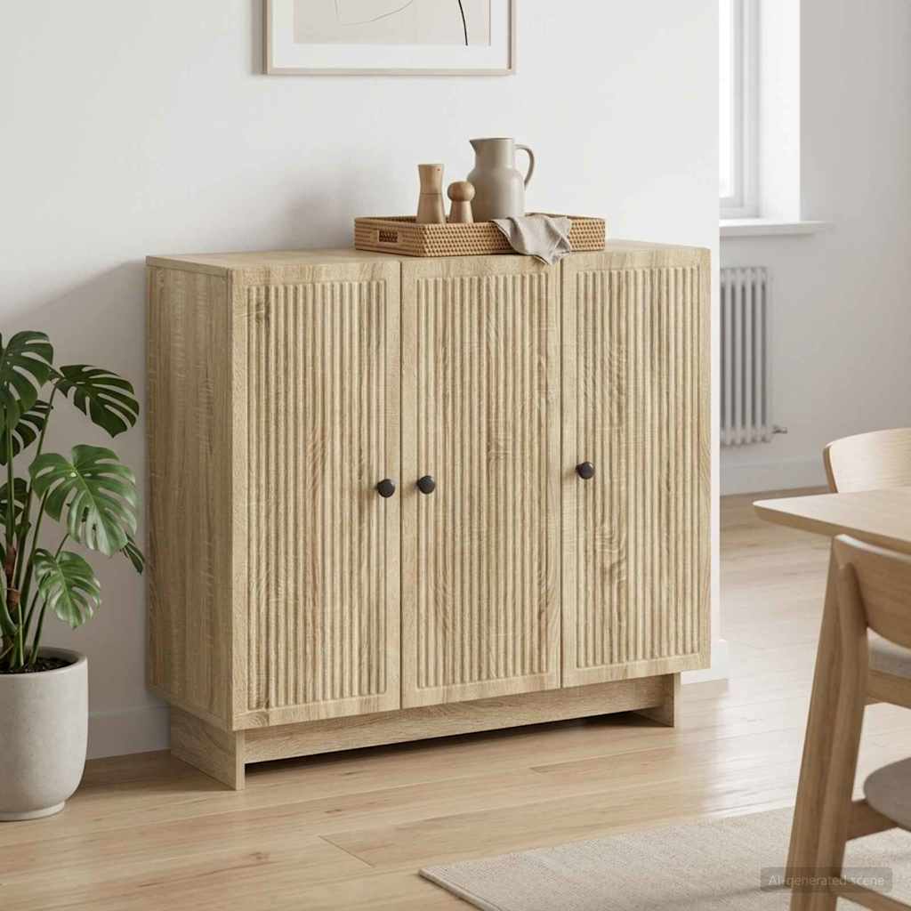 Kumode Sonoma ozols 89 x 34,5 x 80 cm, inženierijas koks