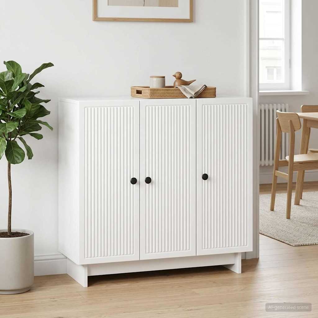 Kabalas Itin blizgi balta 89 x 34,5 x 80 cm Apdirbta mediena
