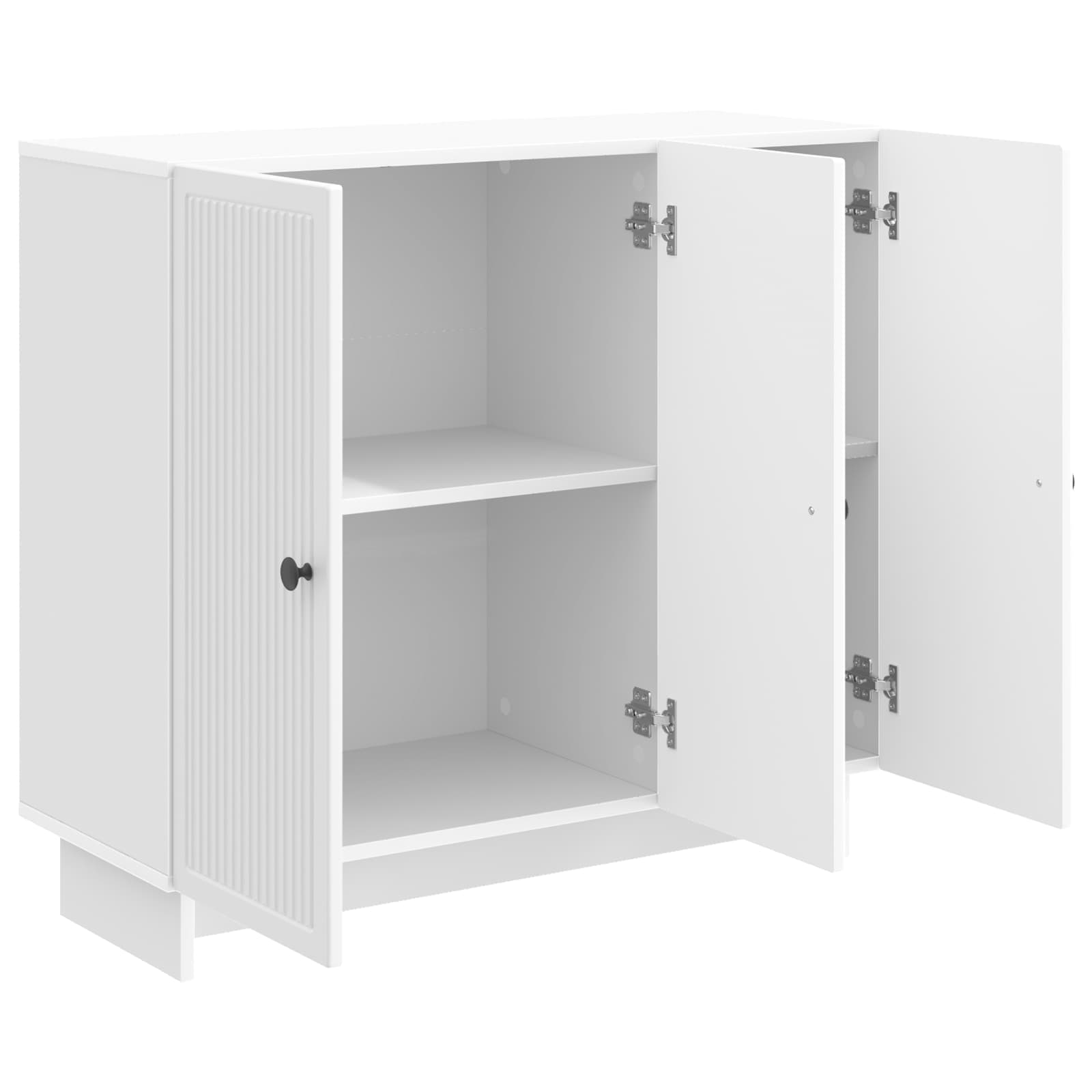Kabalas Itin blizgi balta 89 x 34,5 x 80 cm Apdirbta mediena