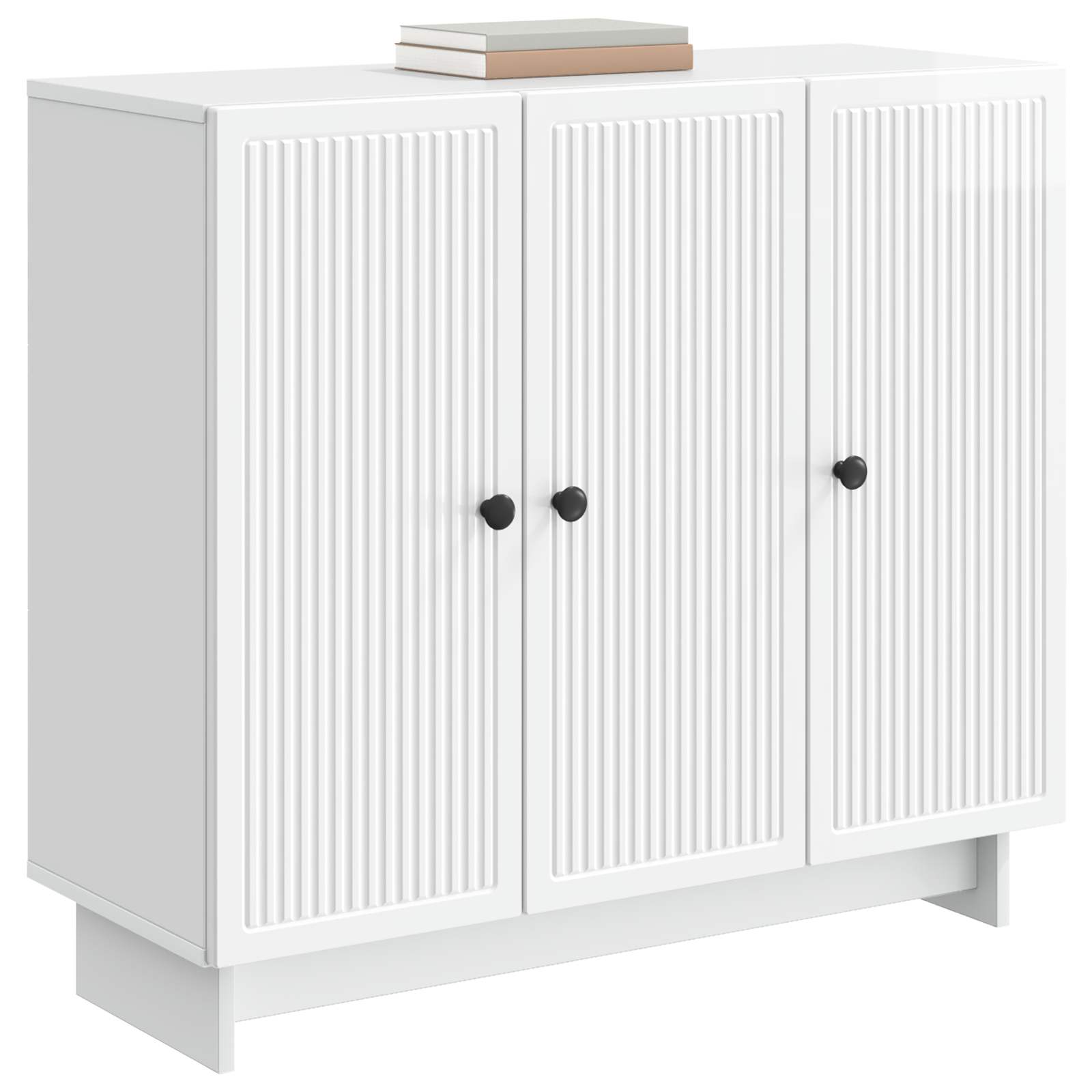 Kabalas Itin blizgi balta 89 x 34,5 x 80 cm Apdirbta mediena