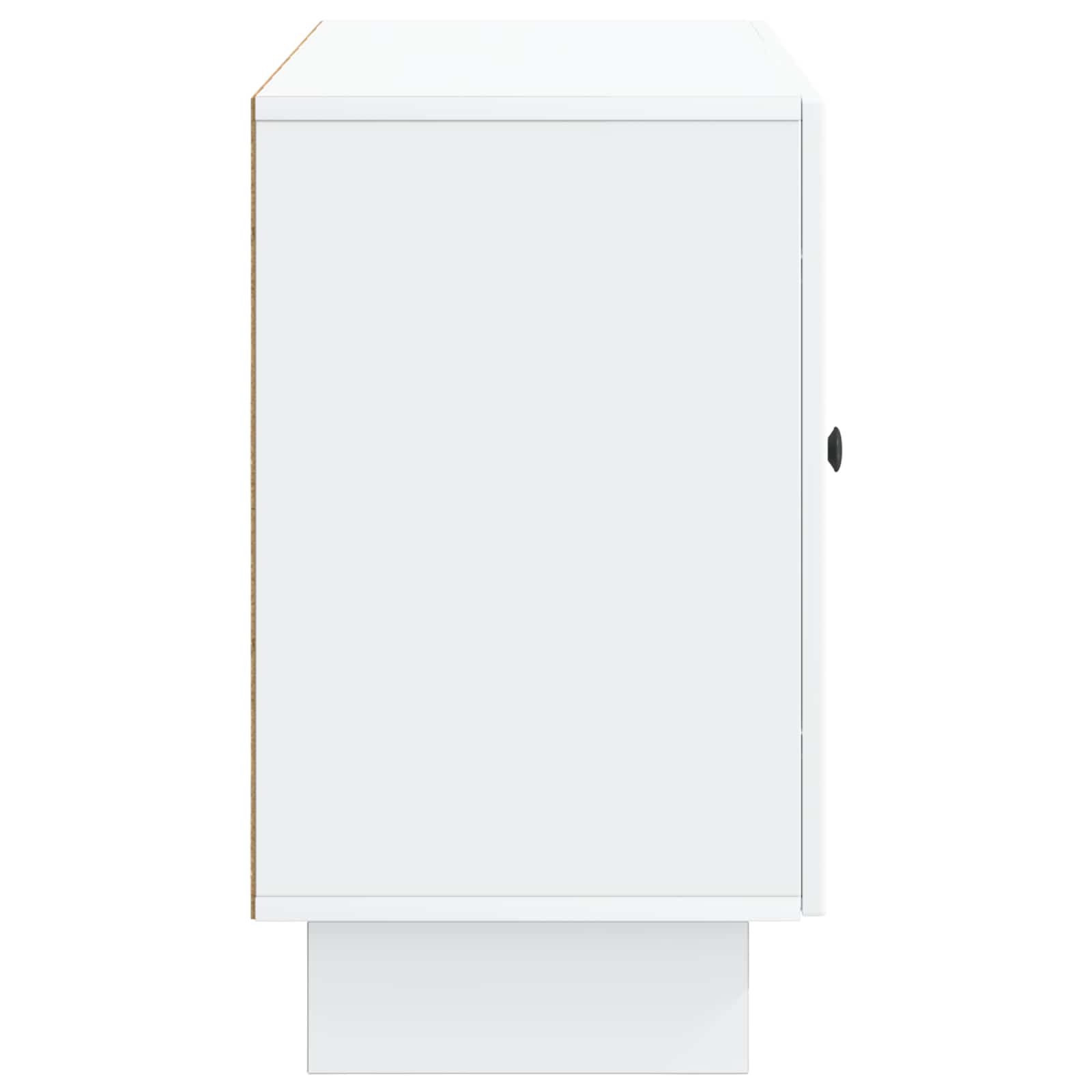 Kabalas su stalčių Balta 89 x 34,5 x 60 cm Apdirbta mediena