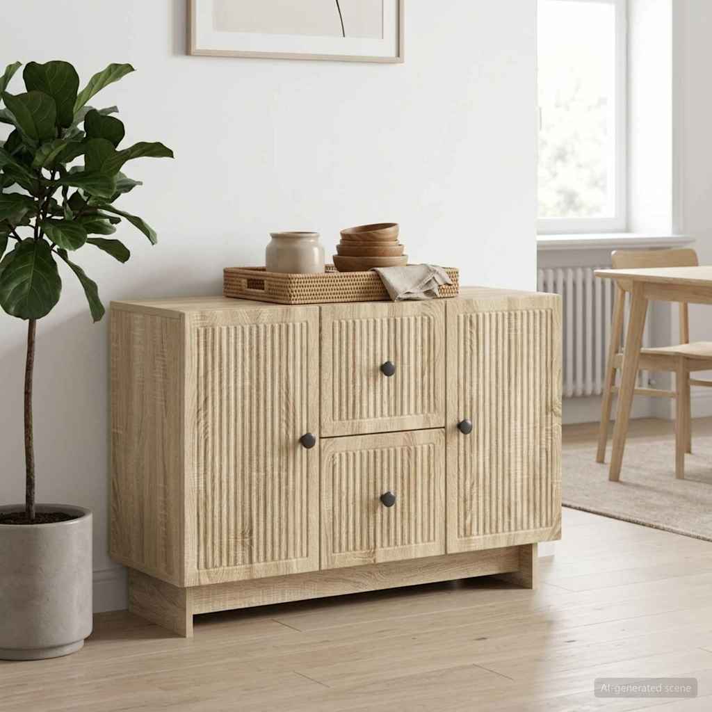 Kabalas Sonoma ąžuolas 89 x 34,5 x 60 cm Apdirbta mediena