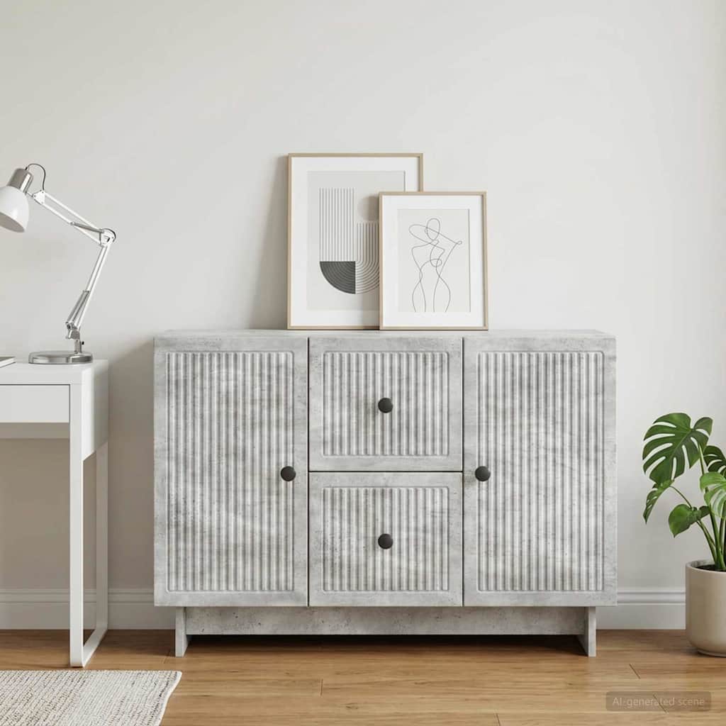 Kabalas Betono pilka 89 x 34,5 x 60 cm Apdirbta mediena