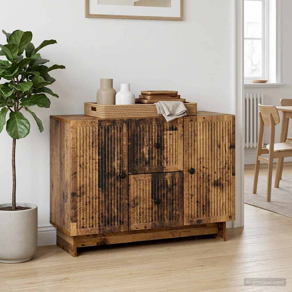 Kabala, pārstrādāta koksne 89 x 34,5 x 60 cm, apstrādāta koksne