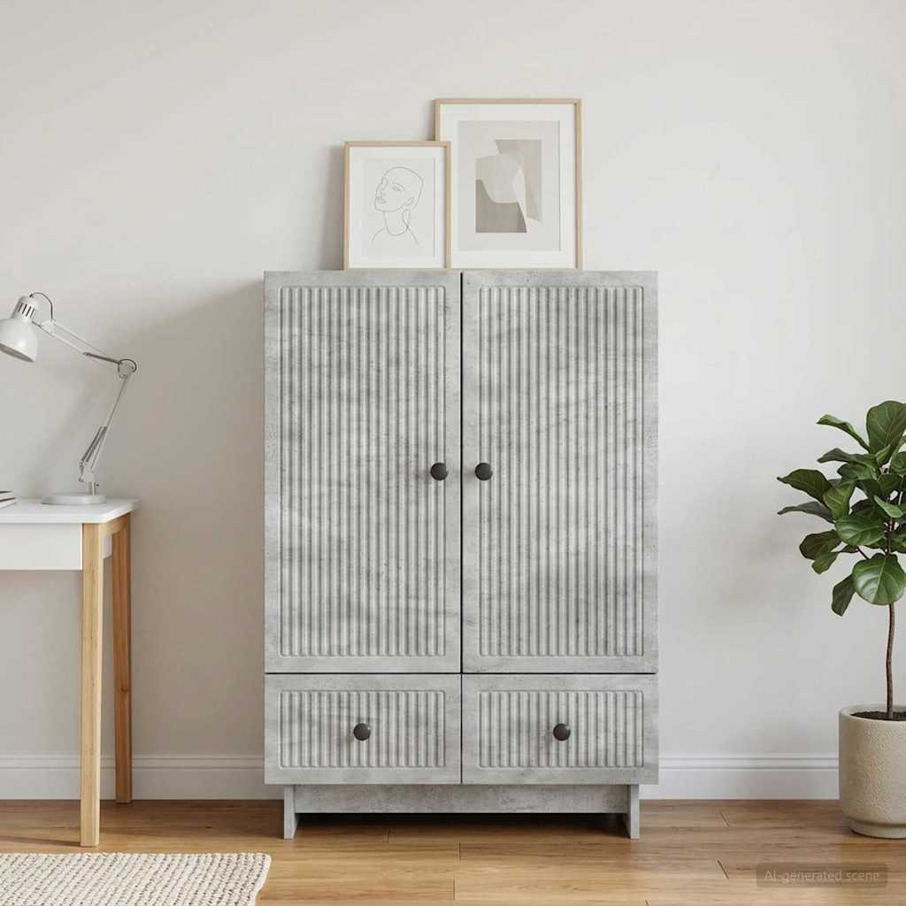 Kabalas Betono Pilka 66 x 34,5 x 95 cm Dirbtinė mediena
