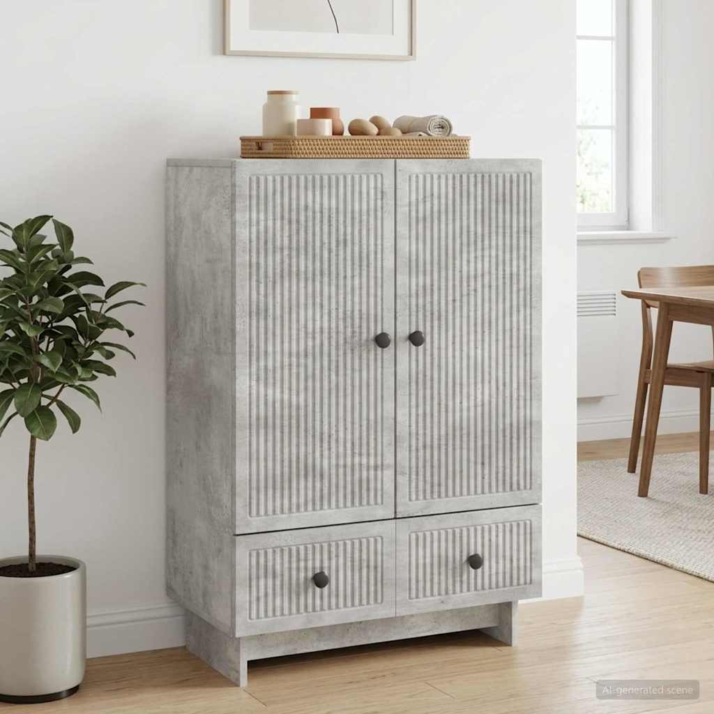 Kabalas Betono Pilka 66 x 34,5 x 95 cm Dirbtinė mediena