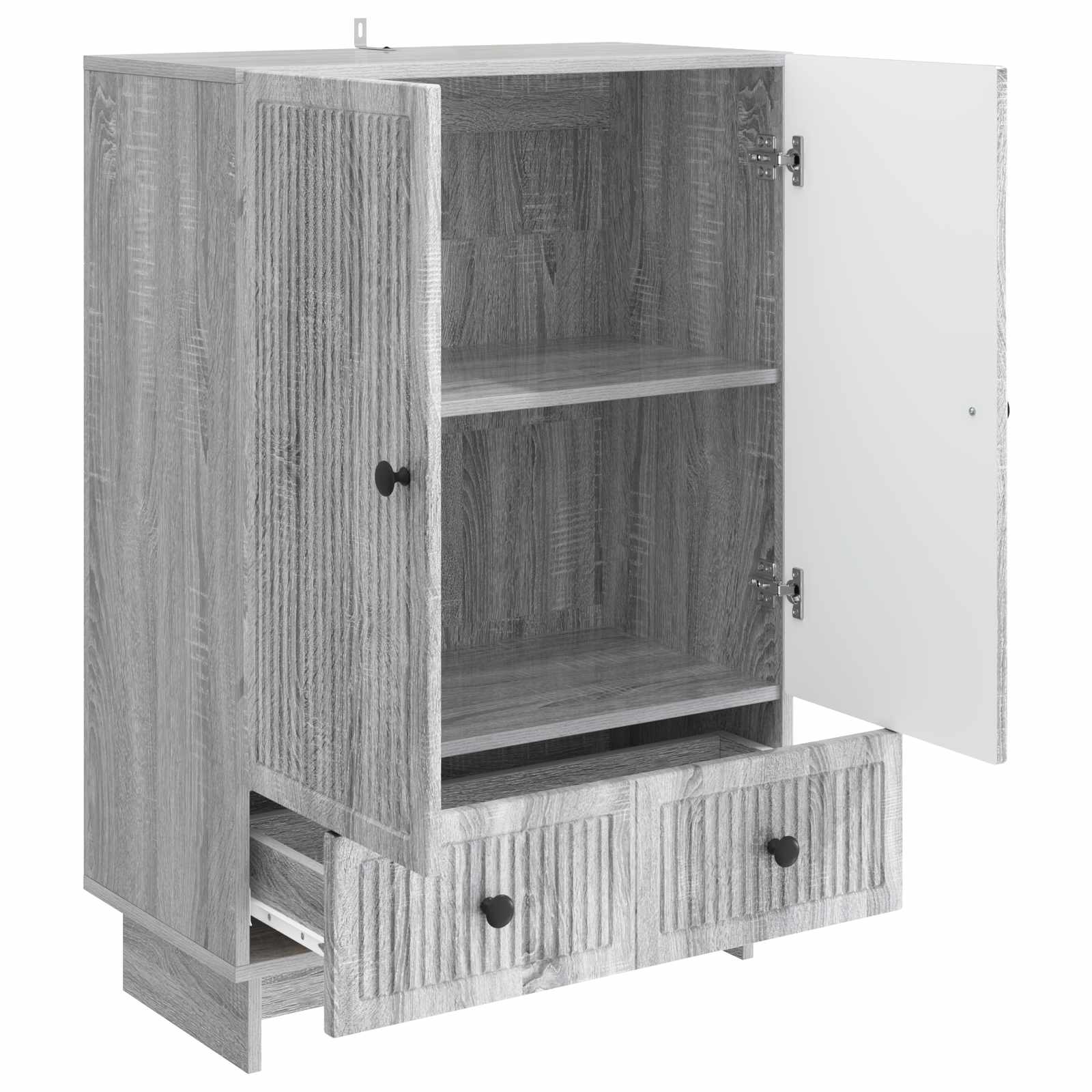 Kumode Pelēks Sonoma 66 x 34,5 x 95 cm, inženiertais koks