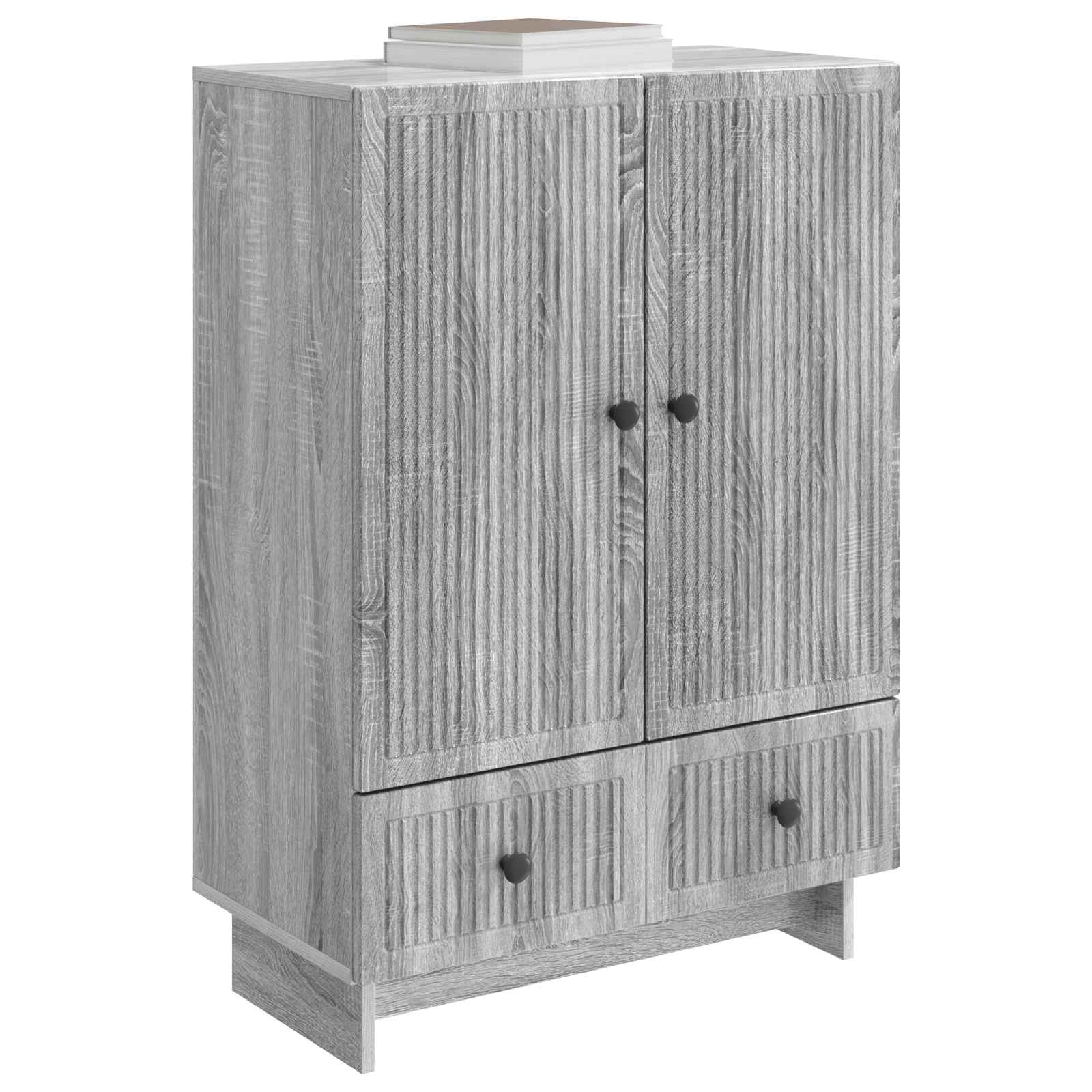 Kumode Pelēks Sonoma 66 x 34,5 x 95 cm, inženiertais koks