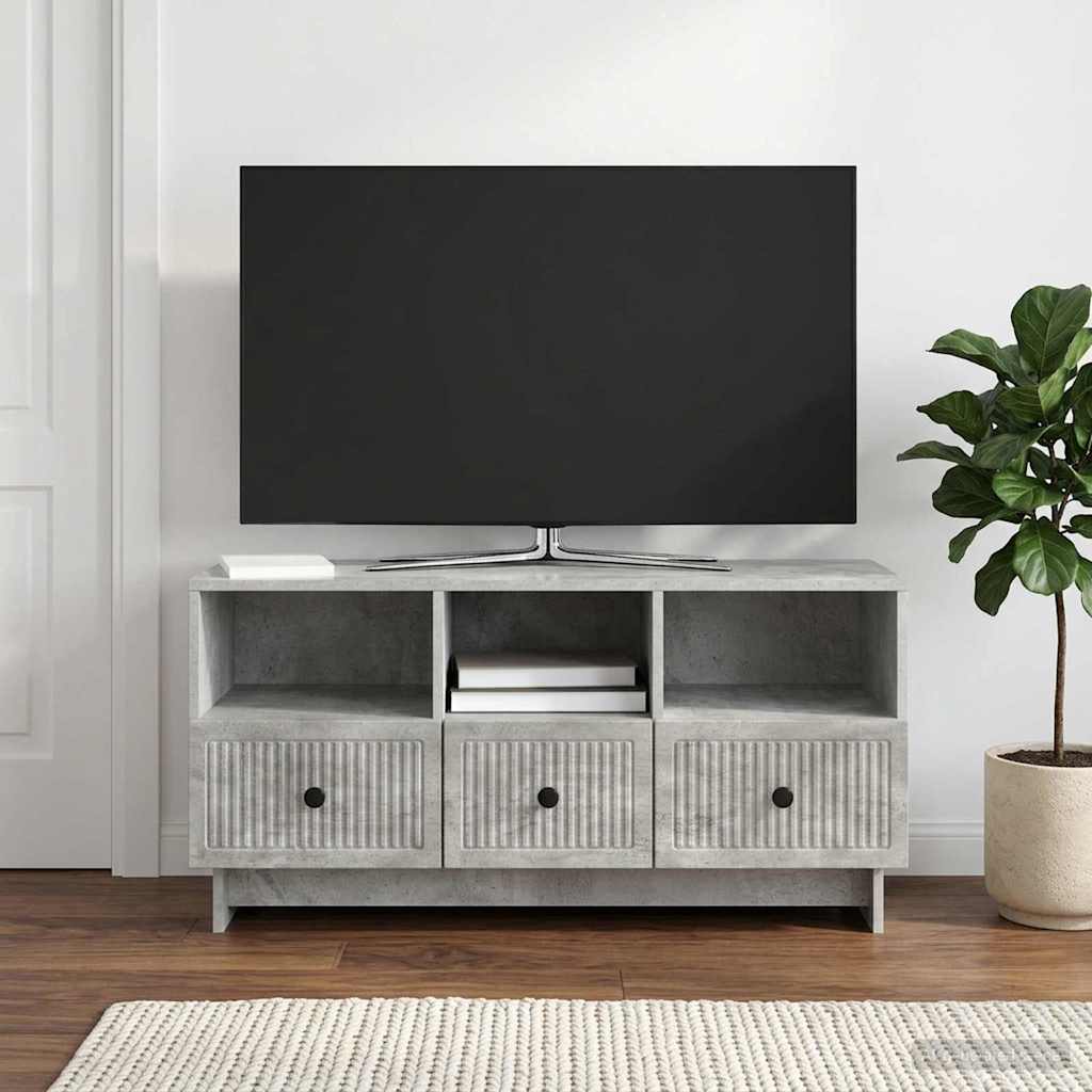 Televizoriaus spintelė Betono pilka 102 x 34,5 x 50 cm