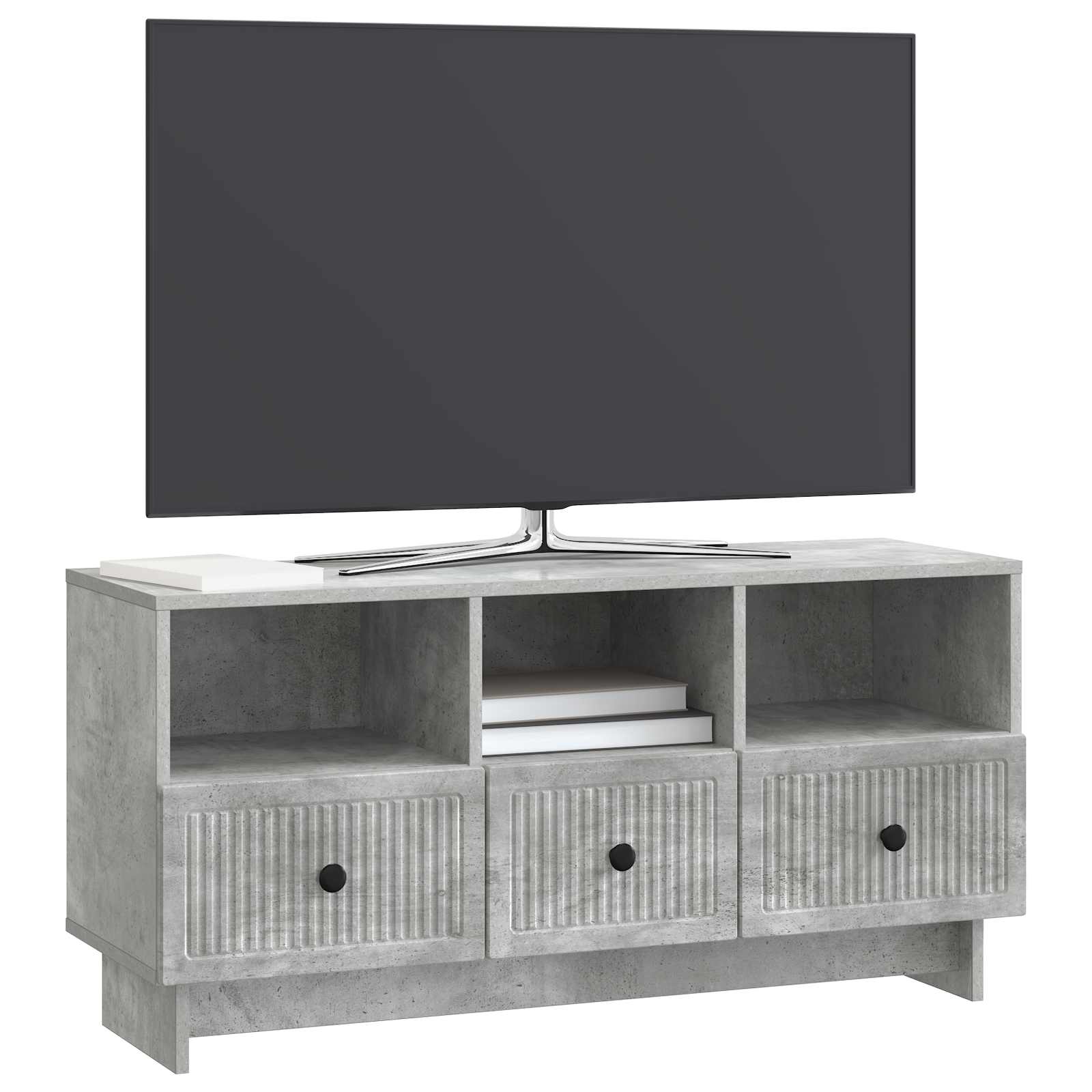 Televizoriaus spintelė Betono pilka 102 x 34,5 x 50 cm