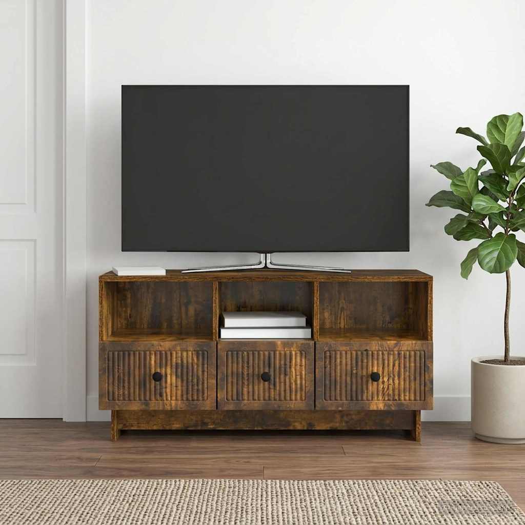 Televizoriaus spintelė Dūminio ąžuolo 102 x 34,5 x 50 cm