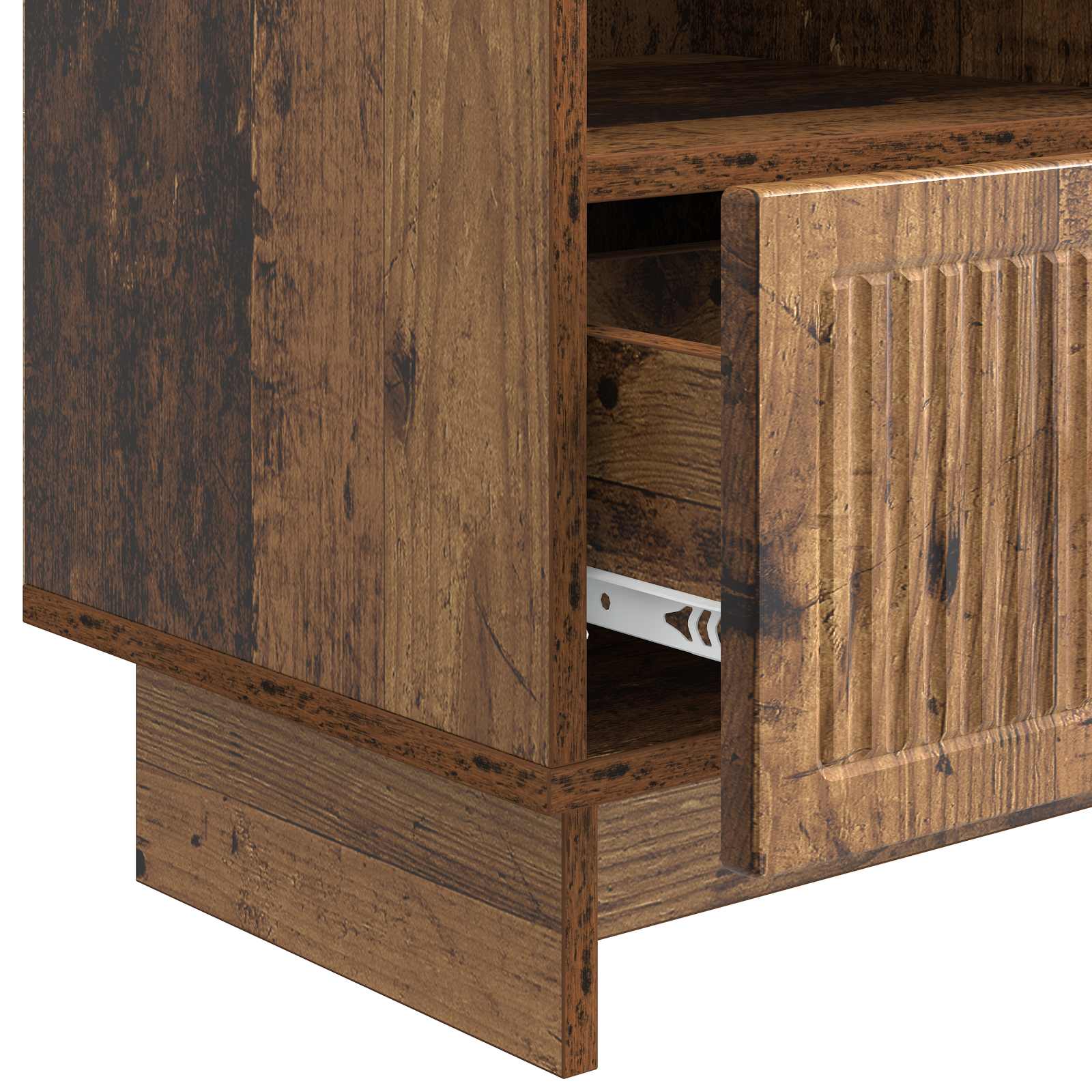 TV Cabinet Aged Wood 102 x 34.5 x 50 cm