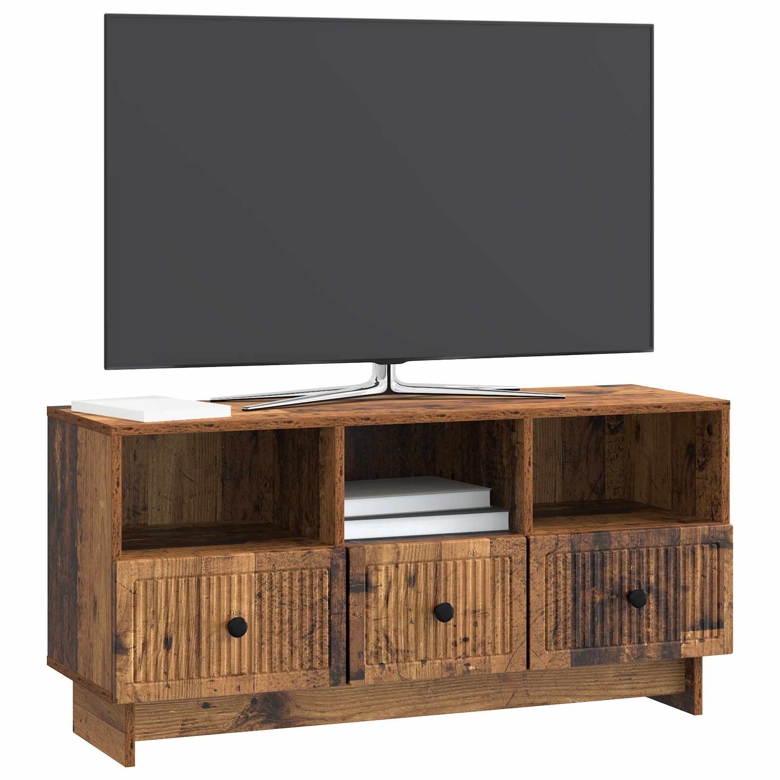 TV Cabinet Aged Wood 102 x 34.5 x 50 cm