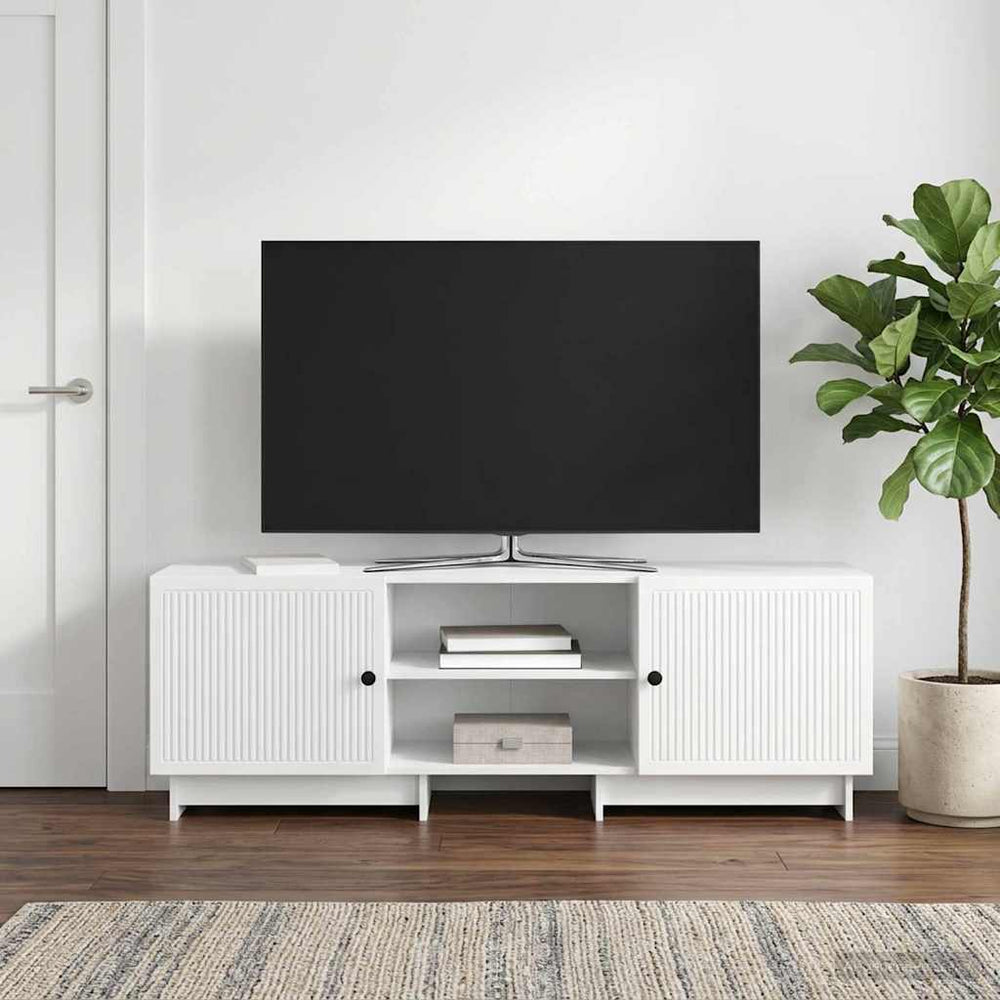 Televizoriaus spintelė Baltas 150 x 31 x 50 cm Dirbtinė mediena
