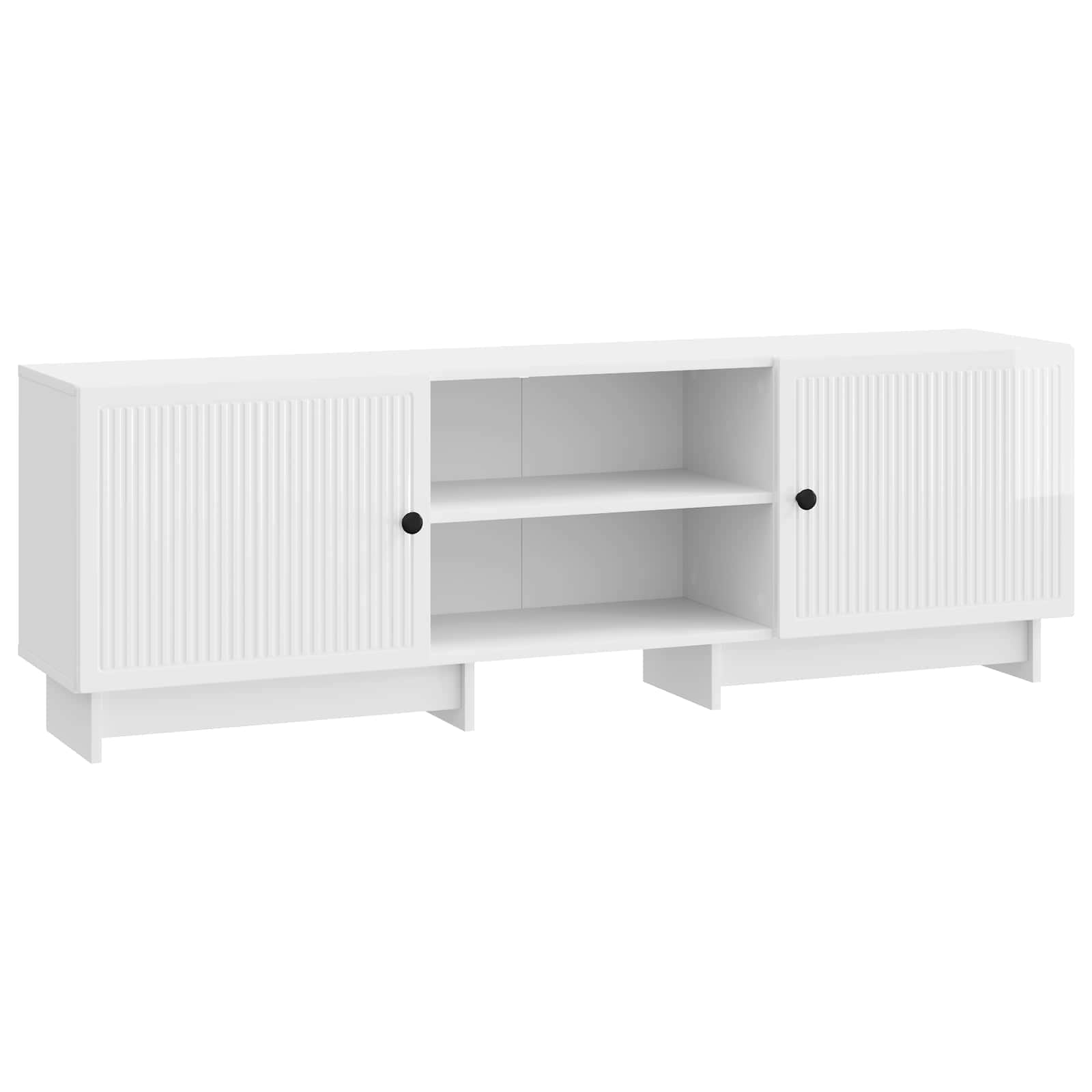 Televizoriaus spintelė Aukšto Blizgesio Baltas 150 x 31 x 50 cm