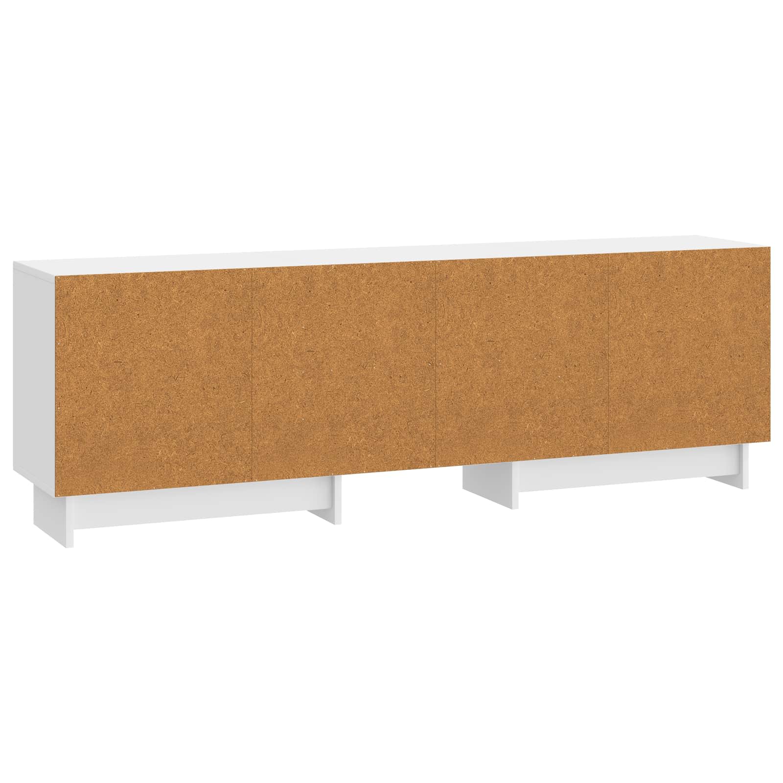 Televizoriaus spintelė Aukšto Blizgesio Baltas 150 x 31 x 50 cm