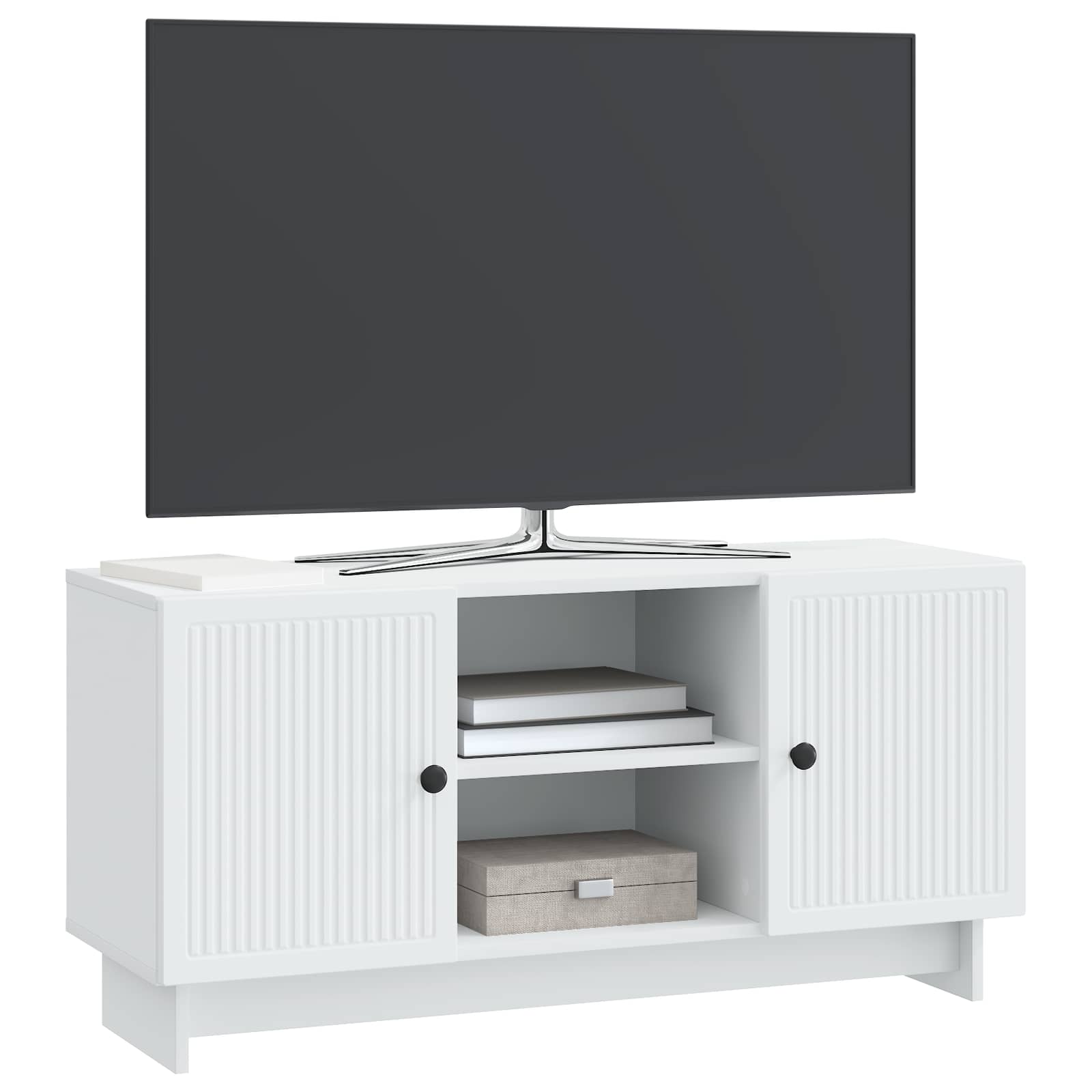 Televizoriaus spintelė 102 x 34,5 x 50 cm Balta