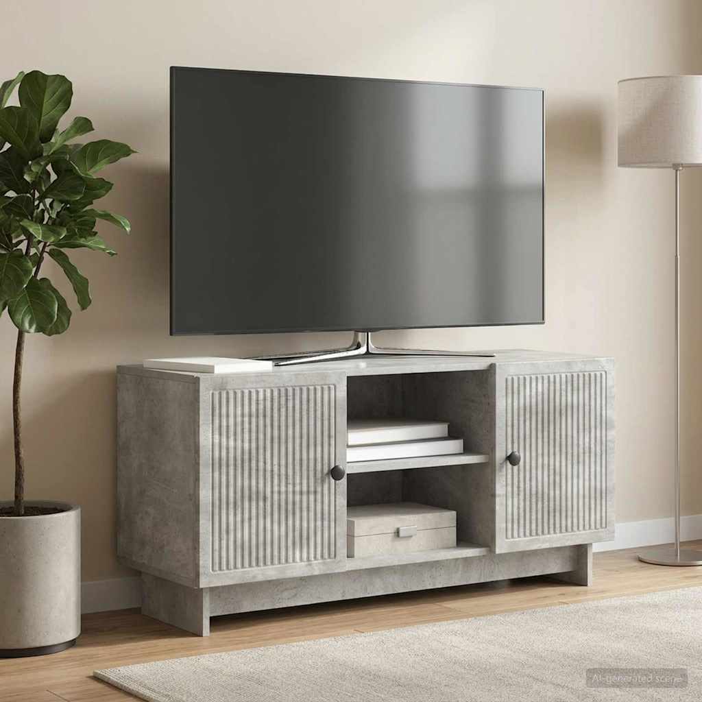 Televizoriaus spintelė Betono pilka 102 x 34,5 x 50 cm