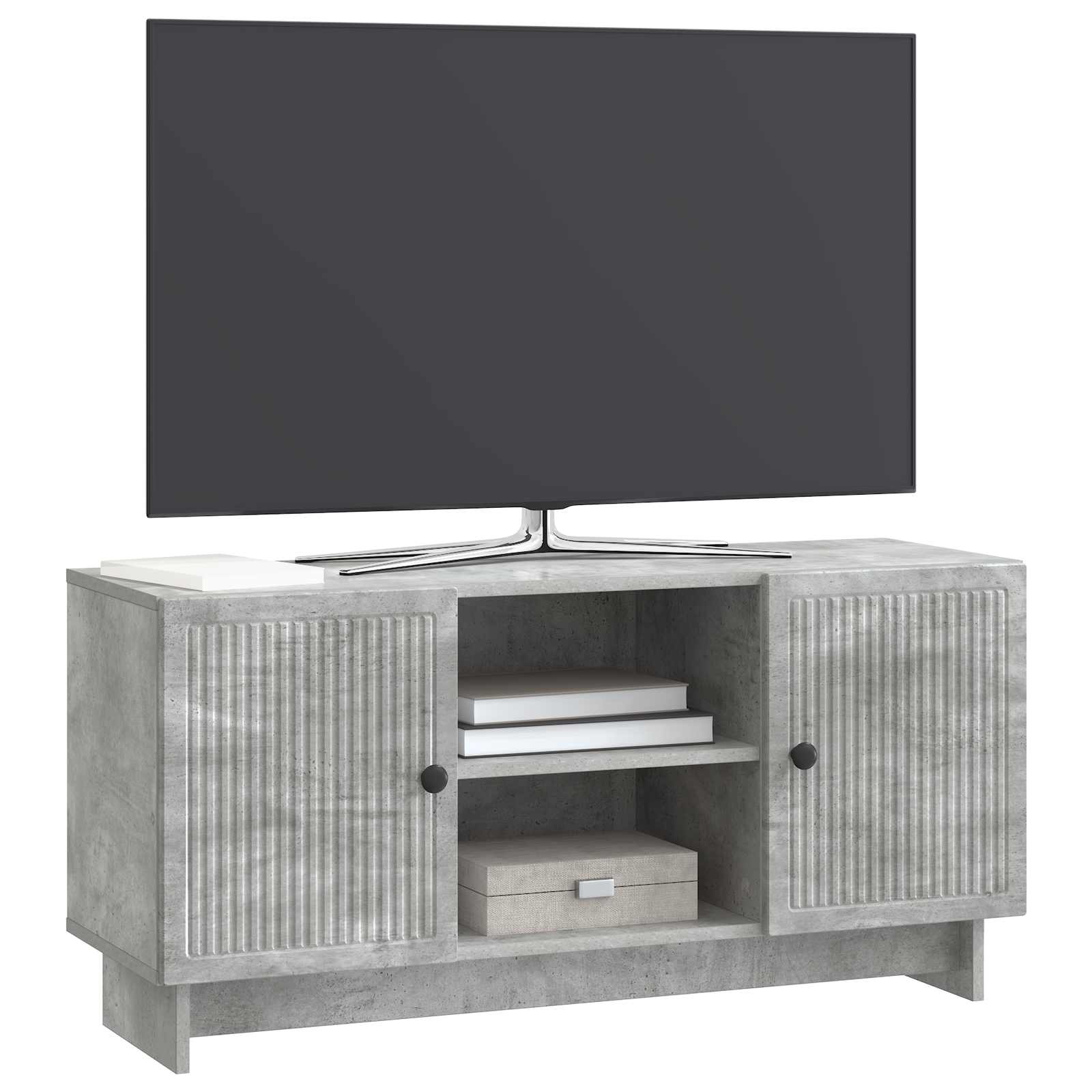 Televizoriaus spintelė Betono pilka 102 x 34,5 x 50 cm